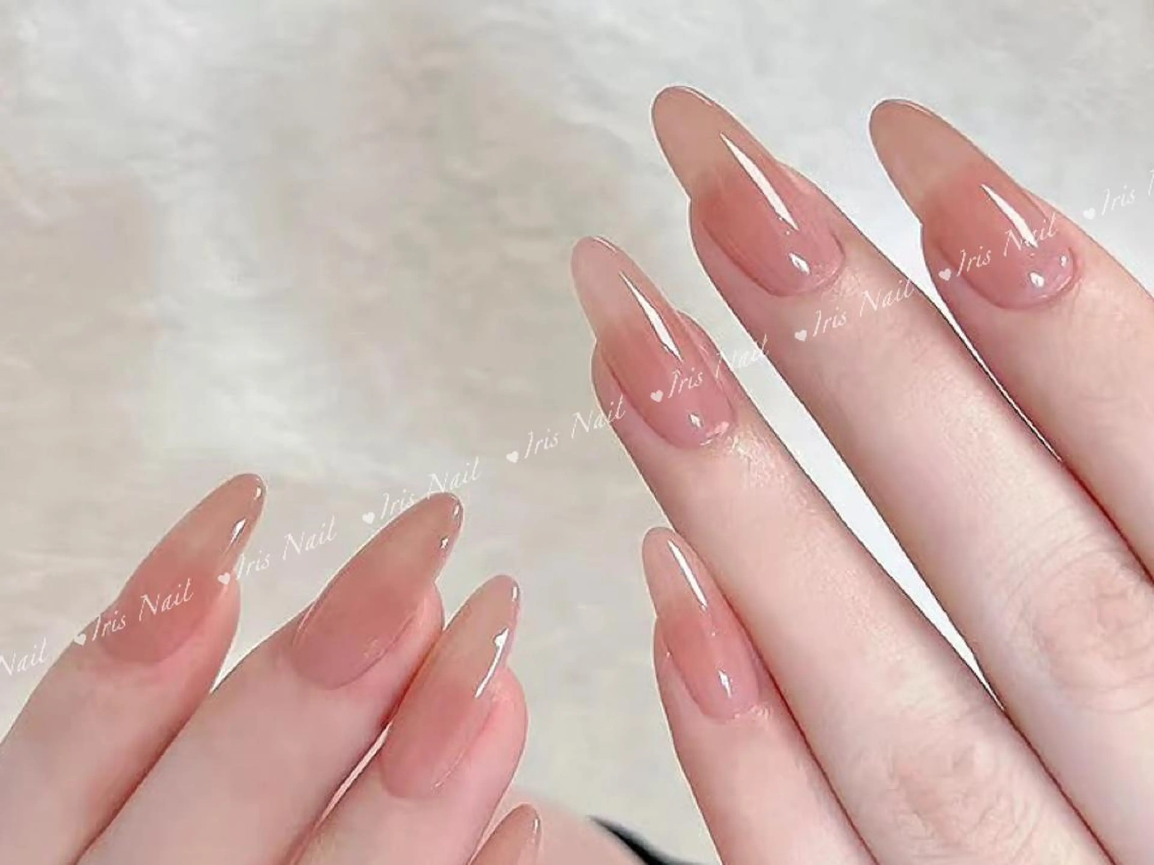 ネイル ワンカラーネイル シンプルネイル ハンドネイル ハンドケア 🍒IRIS Nail🌸のネイルデザイン