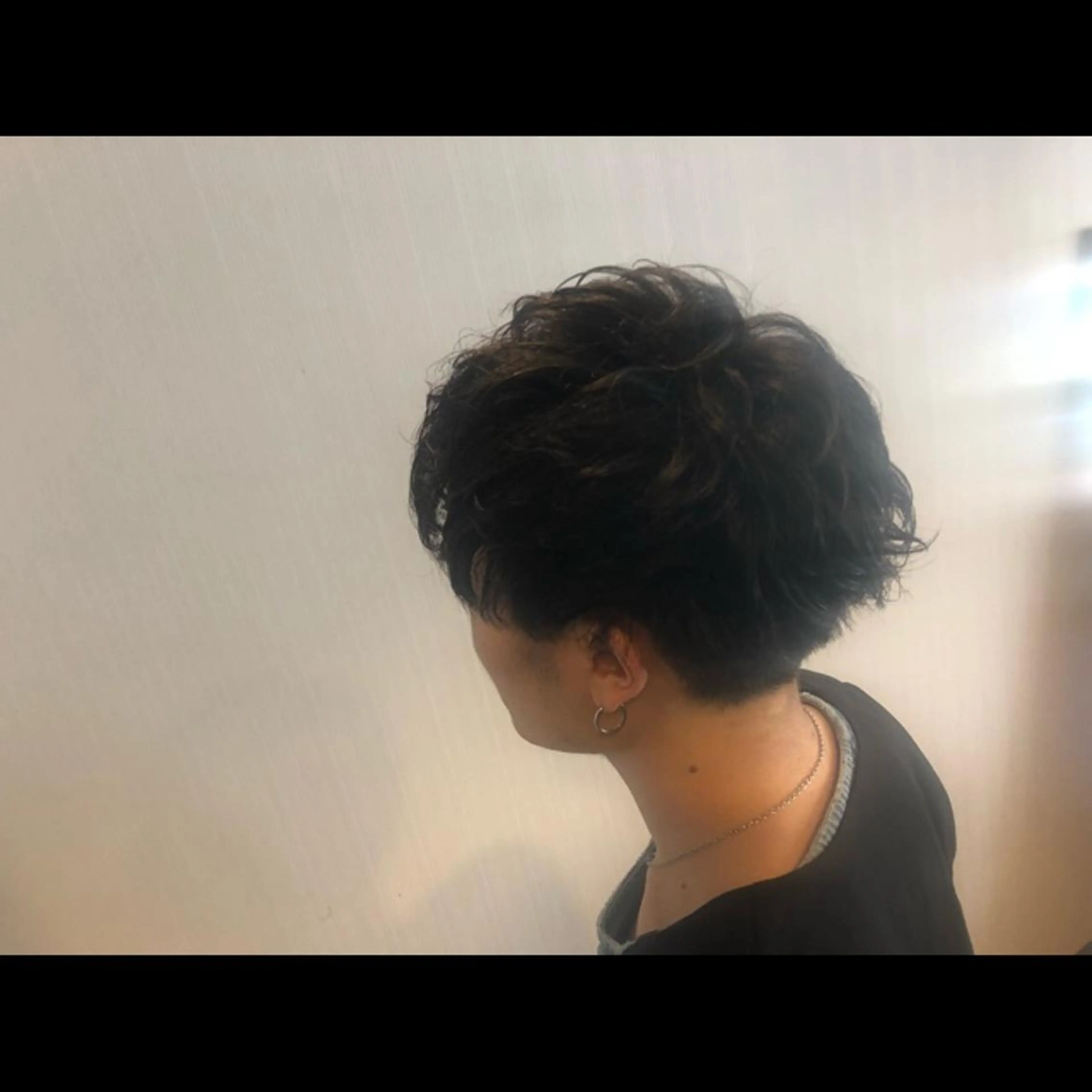 ショート パーマ ヘアアレンジ メンズ moku所属・【mokuオーナー】 ちはるのヘアスタイル