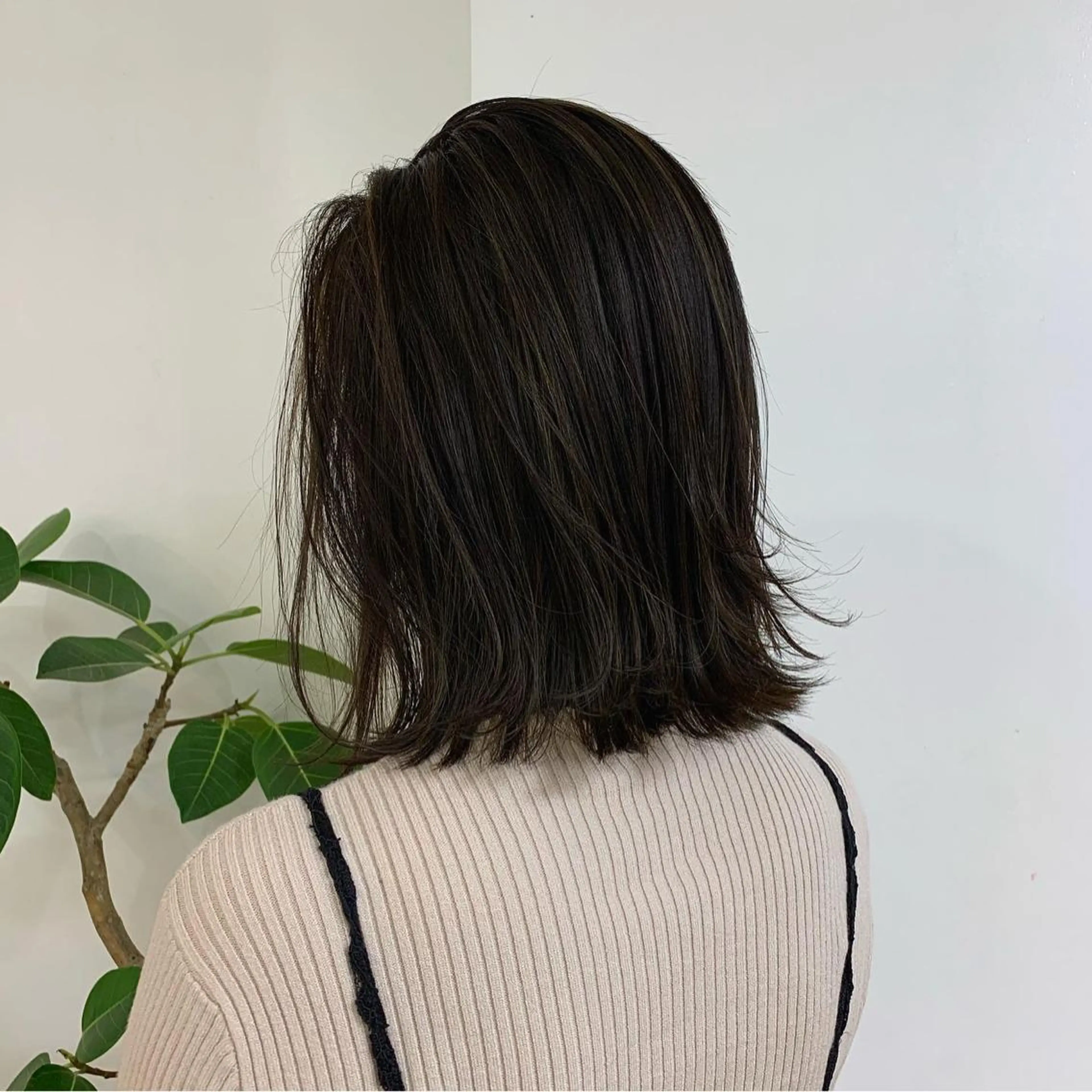 ミディアム カラー ハイライトカラー ハイライト カット 縮毛矯正 fit /HONOKAのヘアスタイル