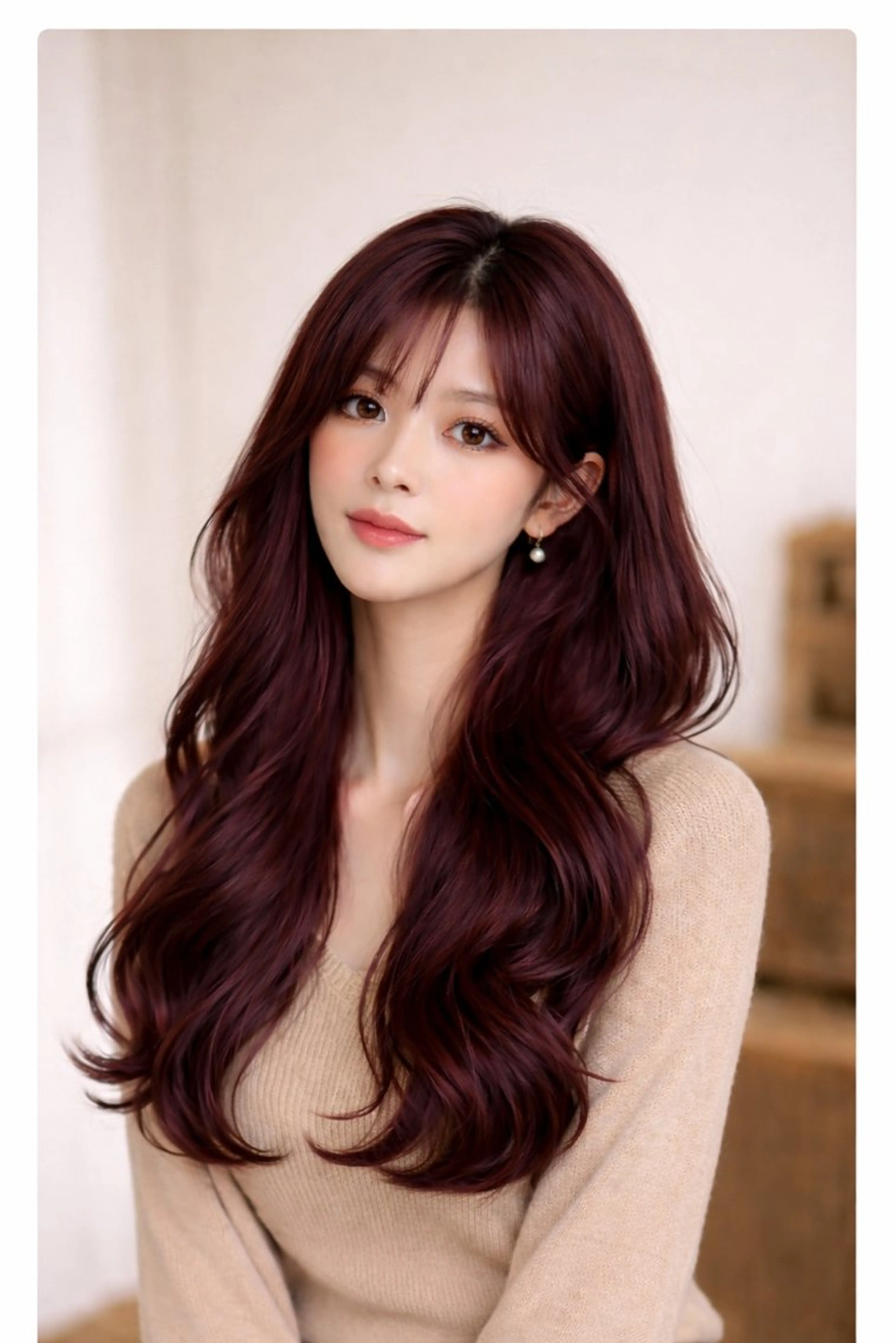 ロング 杉田 竜希のヘアスタイル