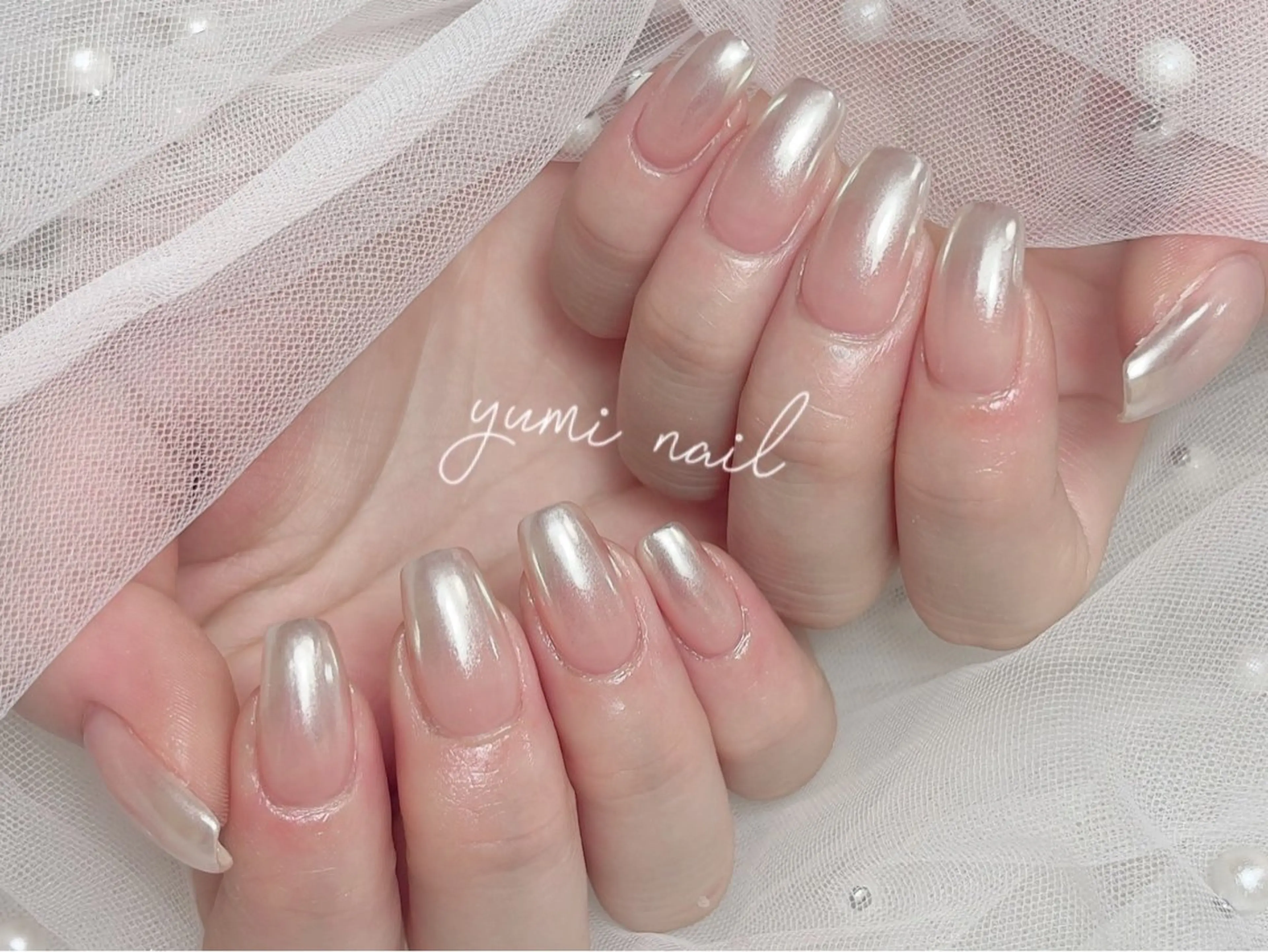 ネイル 𝐲𝐮𝐦𝐢🎀 長さ出しデザイン専門のネイルデザイン