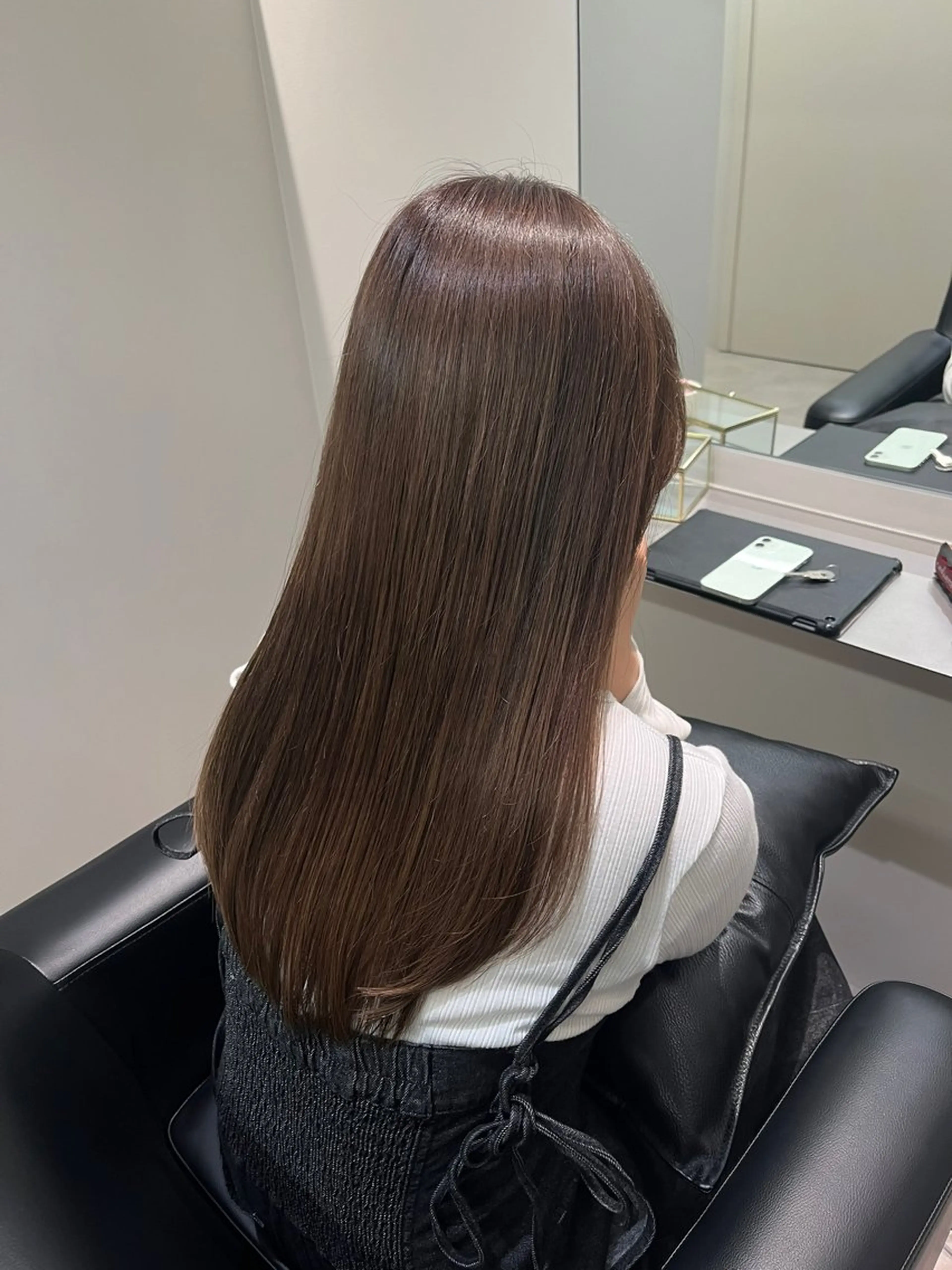 👸🏻地毛風ストレート×Link3ステップトリートメントの写真