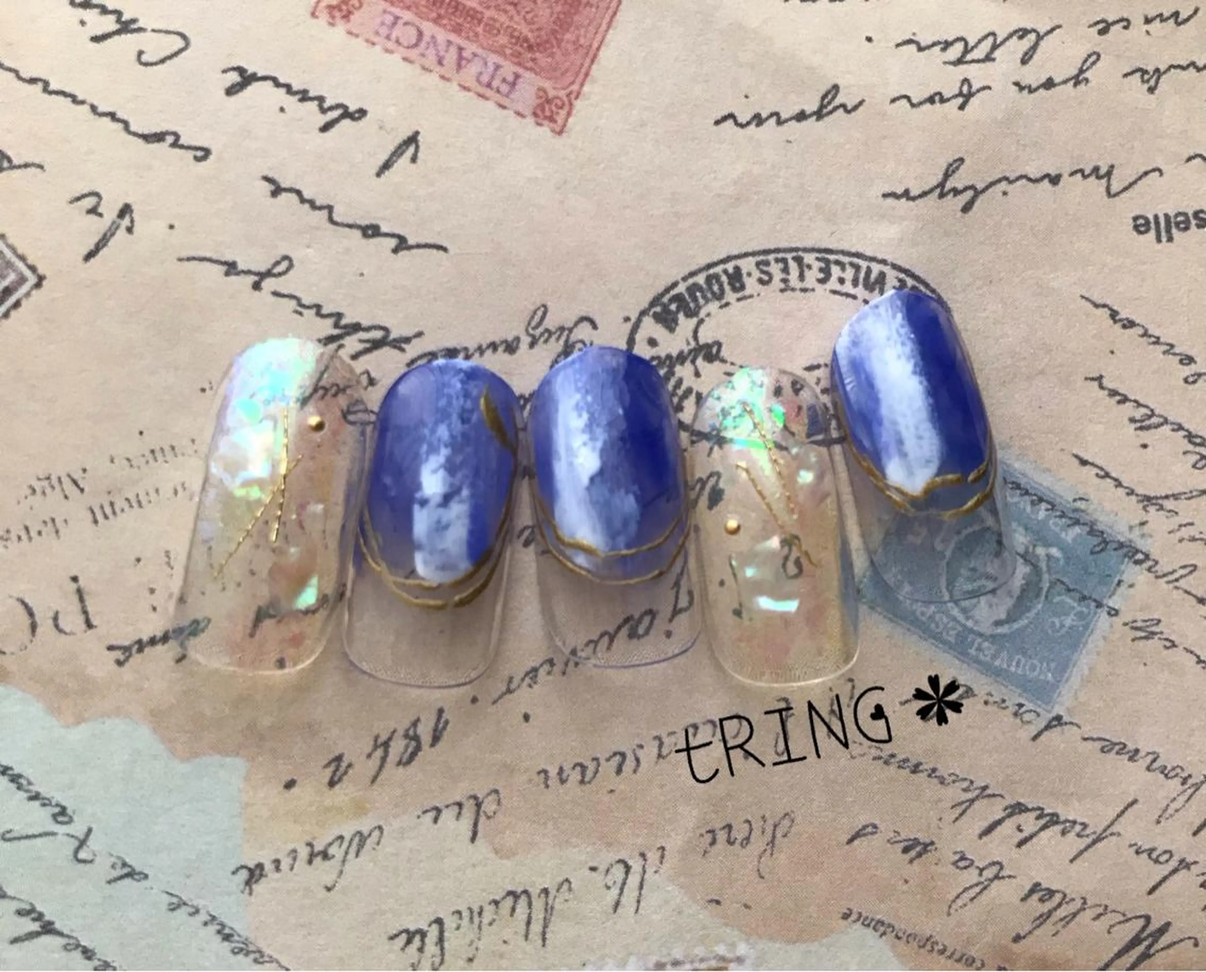 ネイル tRING＊ しいの木台のネイルデザイン