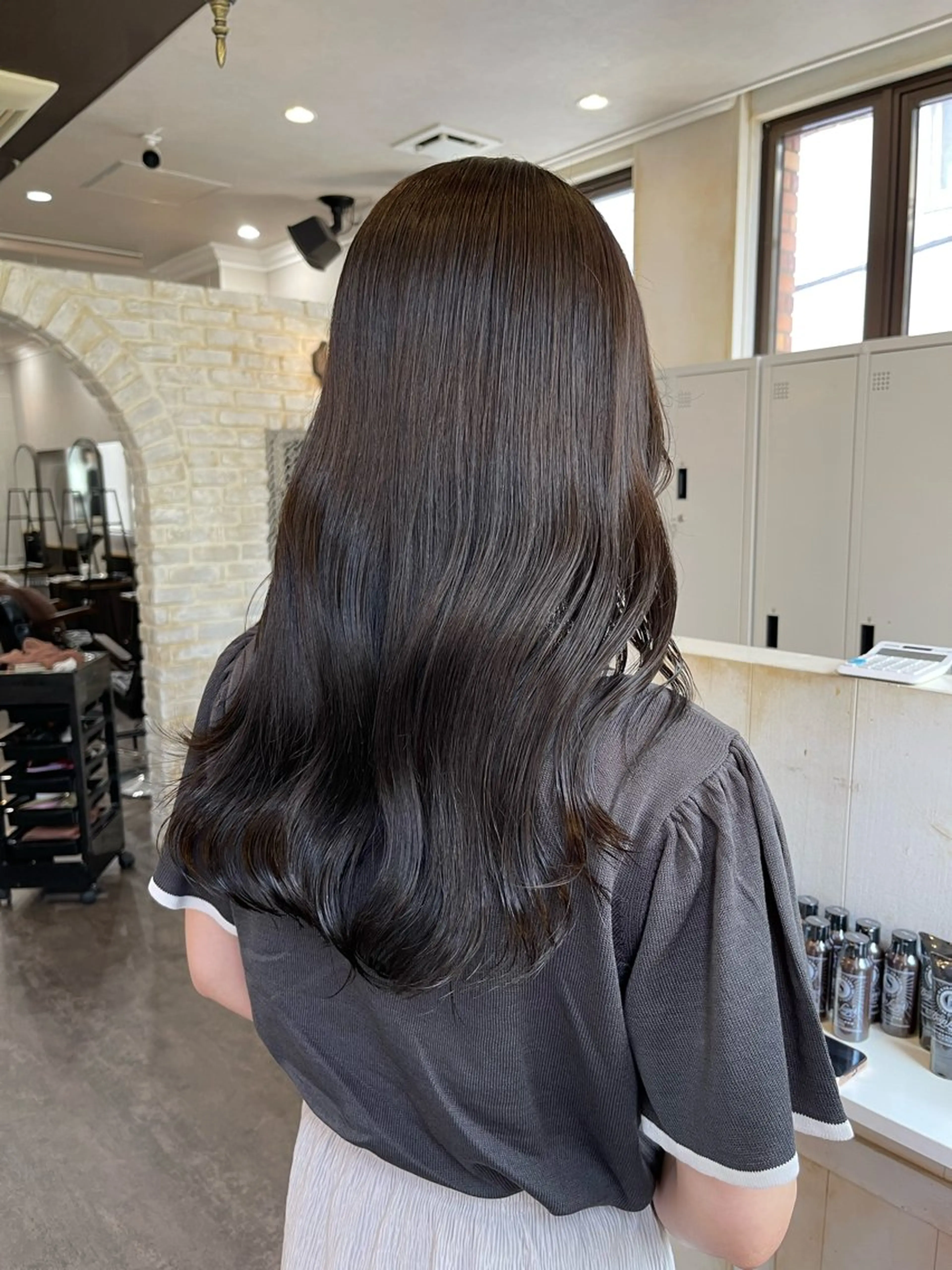 セミロング カラー🫧アレンジ 🎀REIMIのヘアスタイル