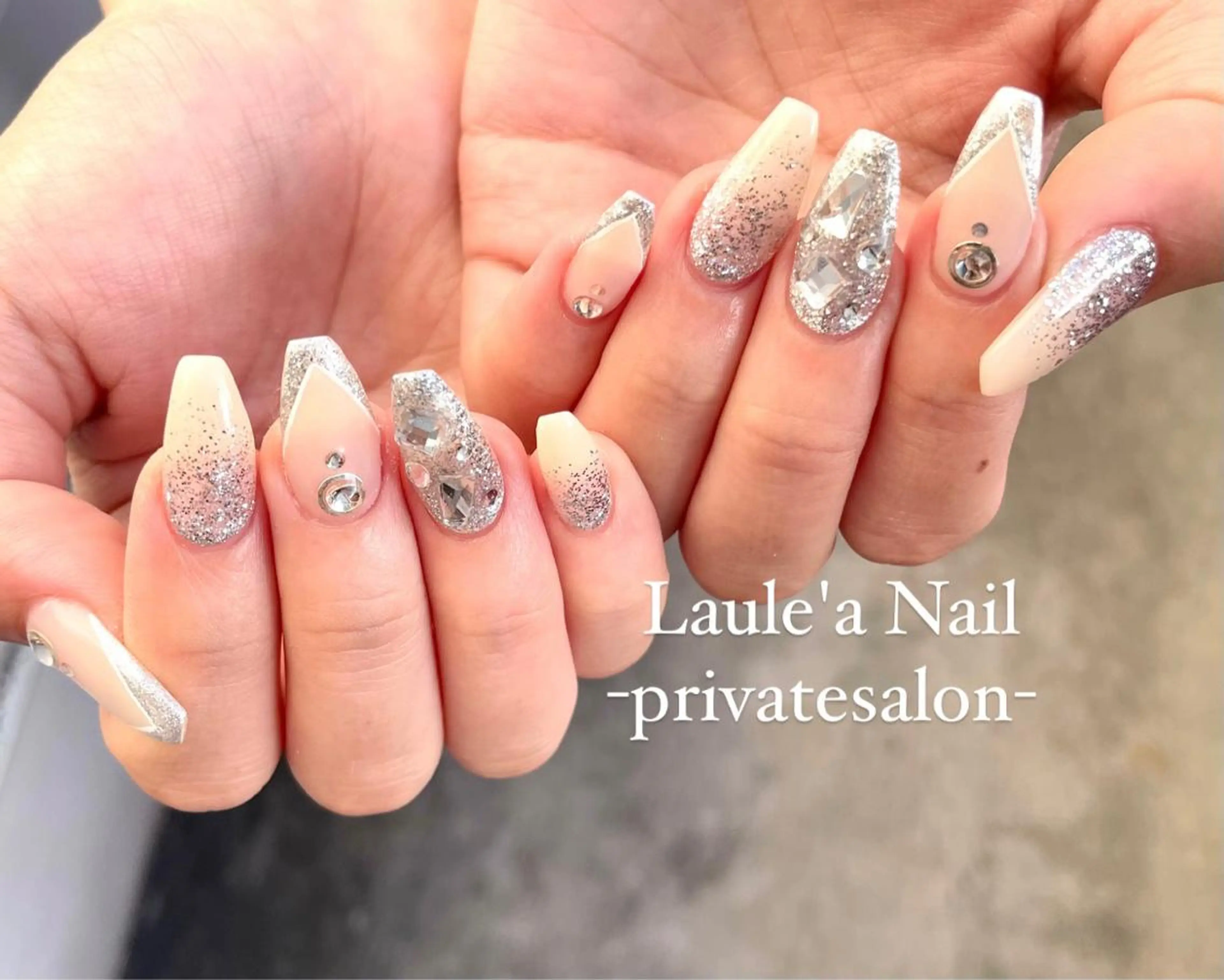 ロング ReAnc レアンシのネイルデザイン