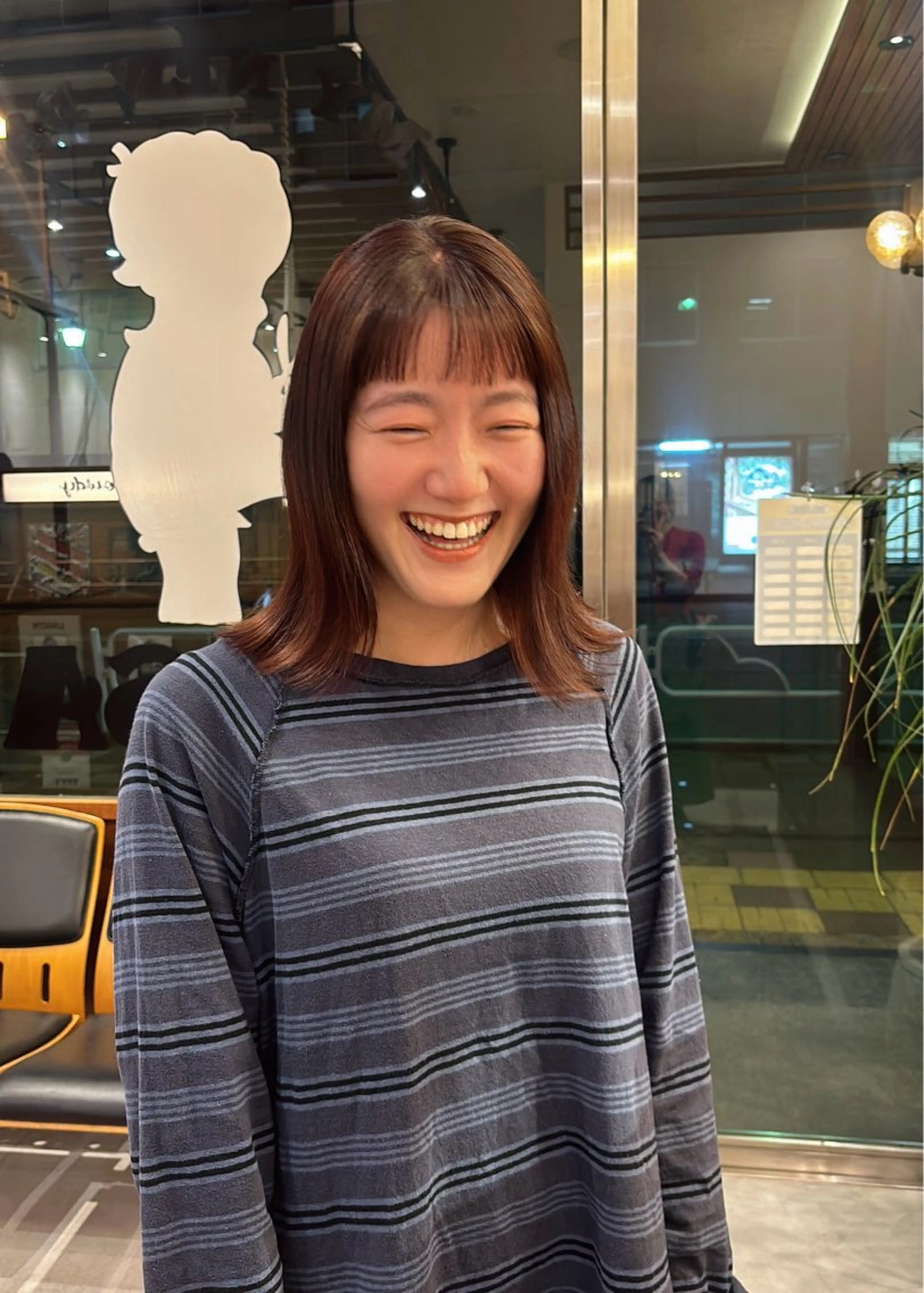 カラー ヘアカラー トリートメント SASAnagano 堀内未梨のヘアスタイル