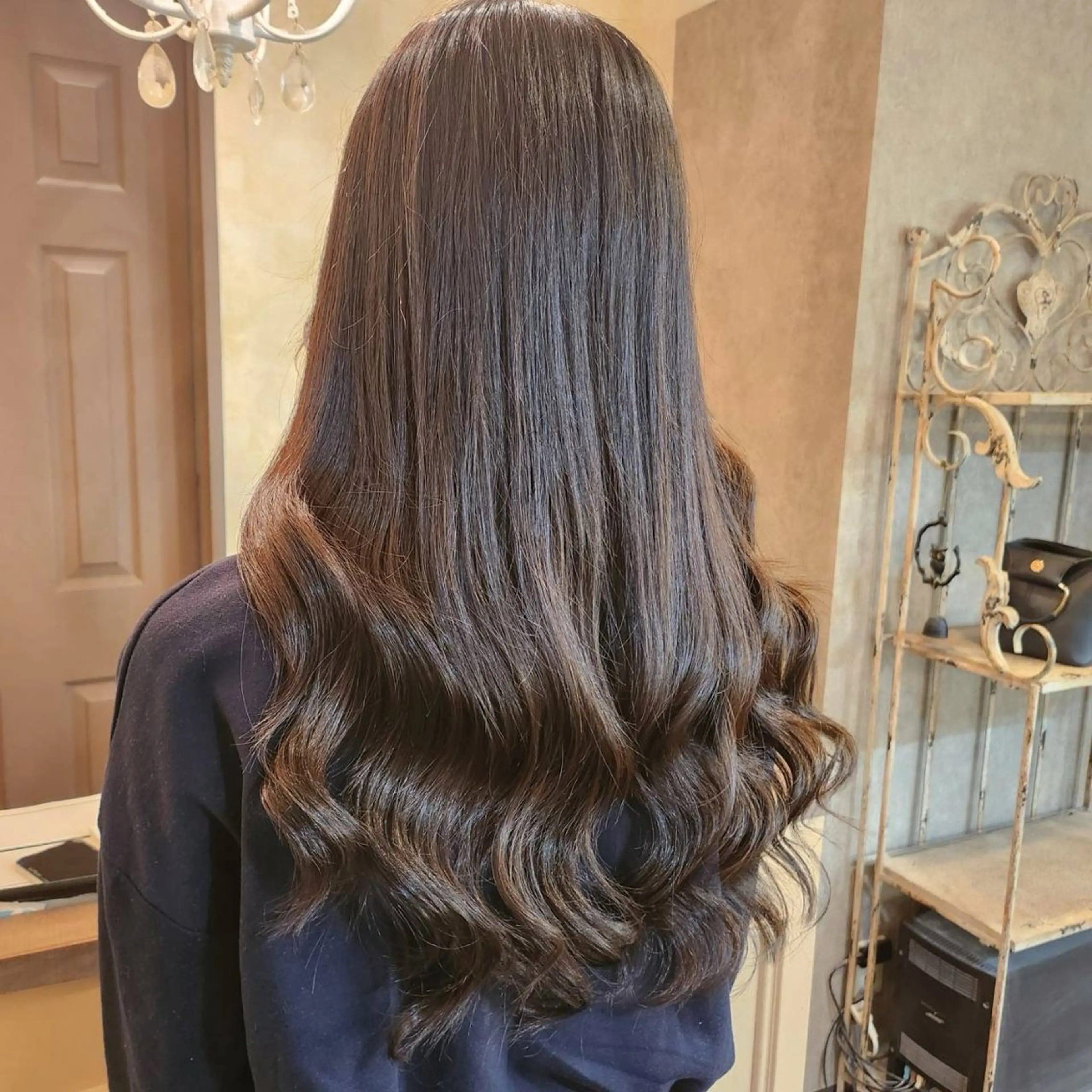 ロング ヘアアレンジ シールエクステ エクステ カット エクステ MagicMush ✴︎シールエクステのヘアスタイル
