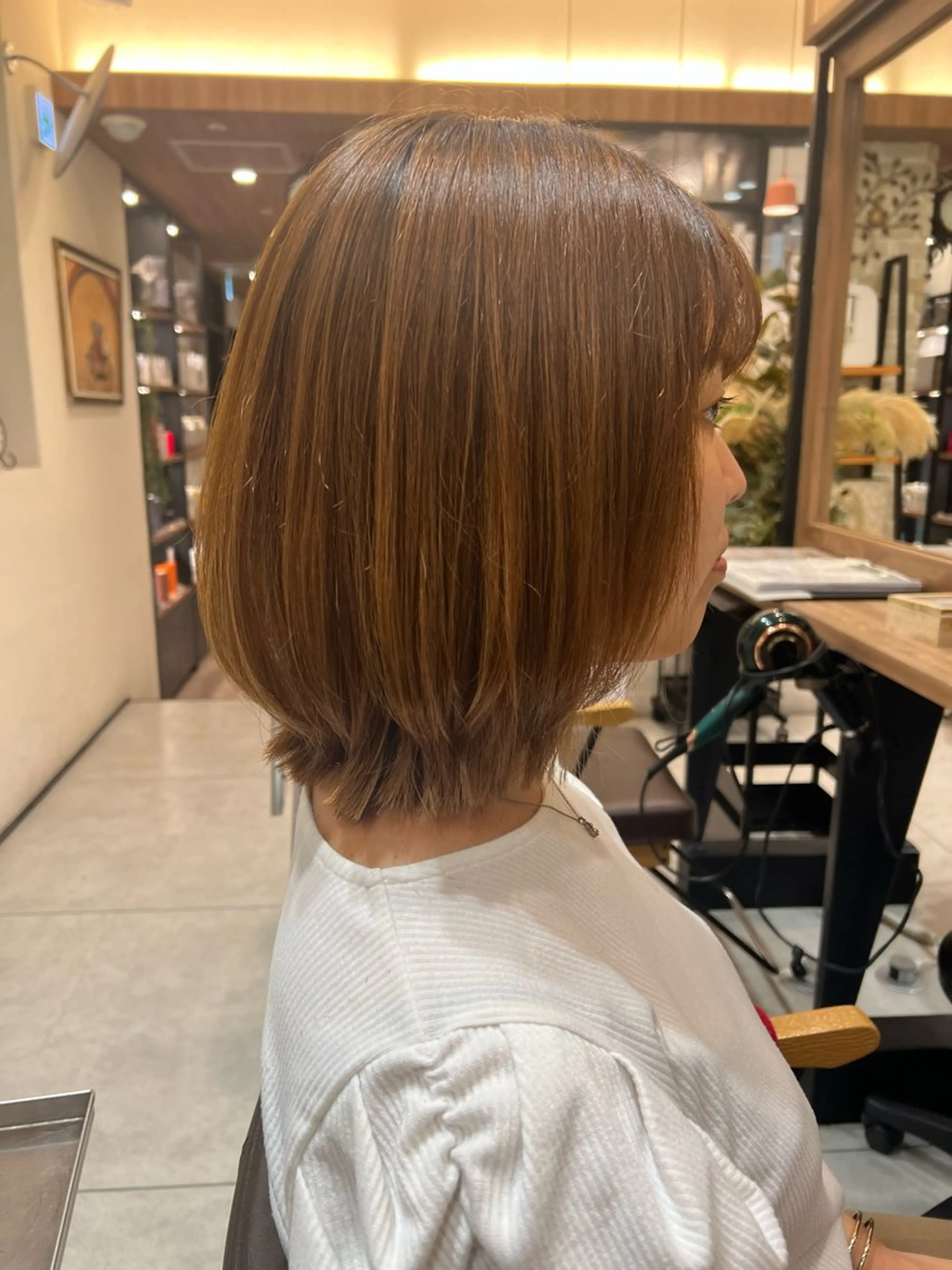 ショート ボブ くびれヘア 似合わせスタイル🫧 木村夏暢のヘアスタイル