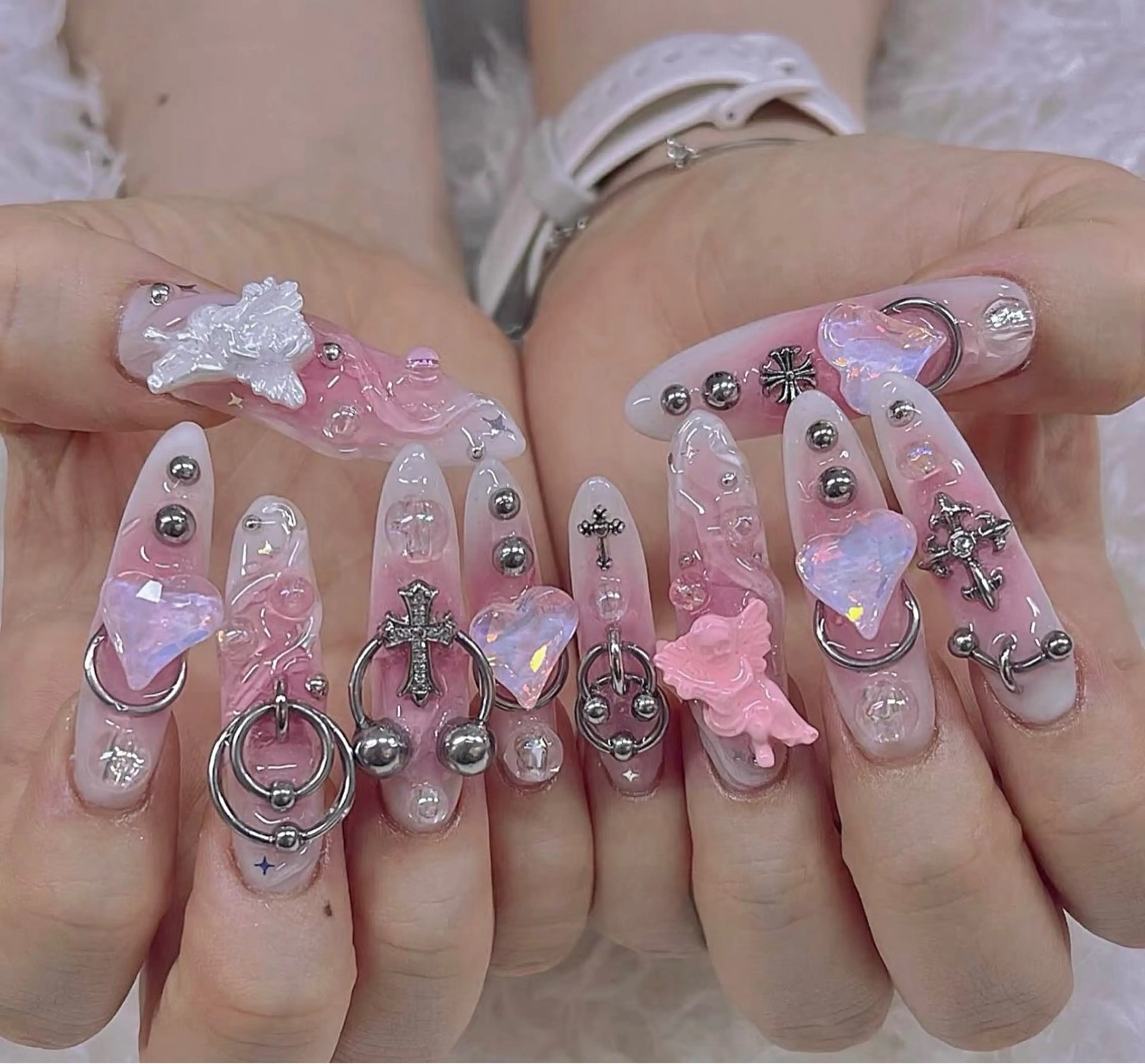 ネイル 長さだし専門店 M2　rikaのネイルデザイン