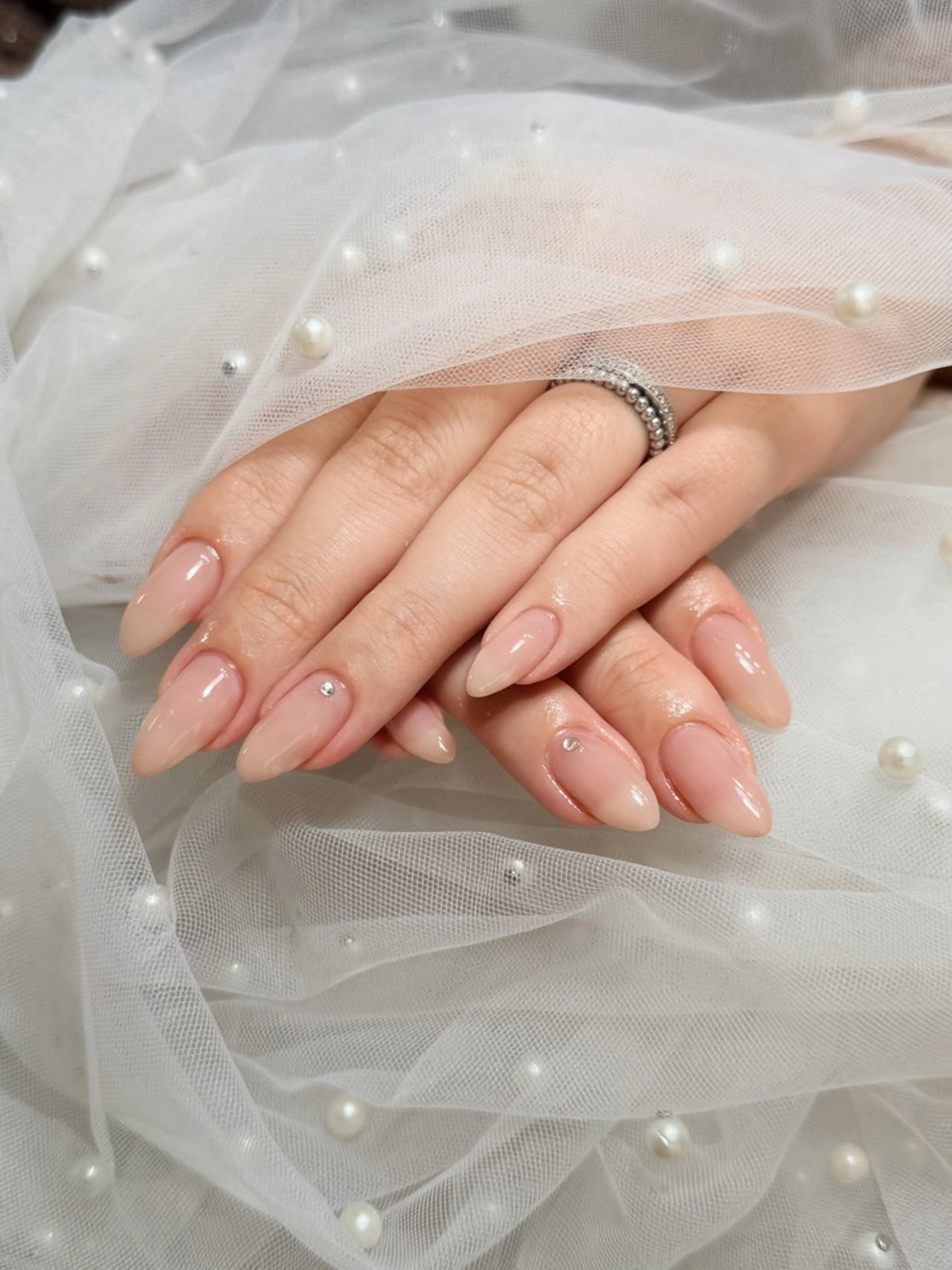 ネイル ストーンネイル ハンドネイル Jessica 119のネイルデザイン