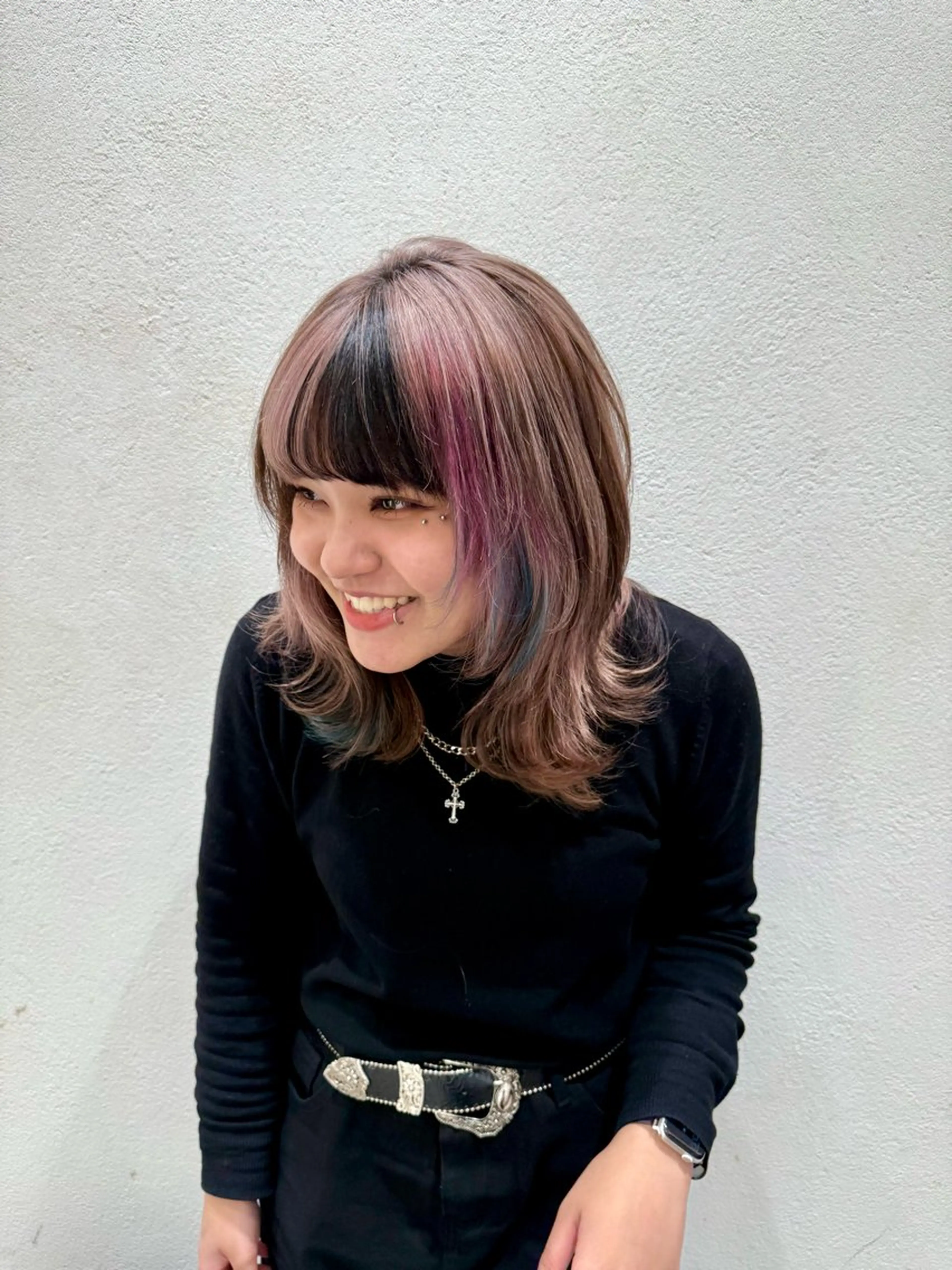 ミディアム stair:case 武蔵小杉所属・パーマモデル募集中 🧡‬‪田中颯士のヘアスタイル