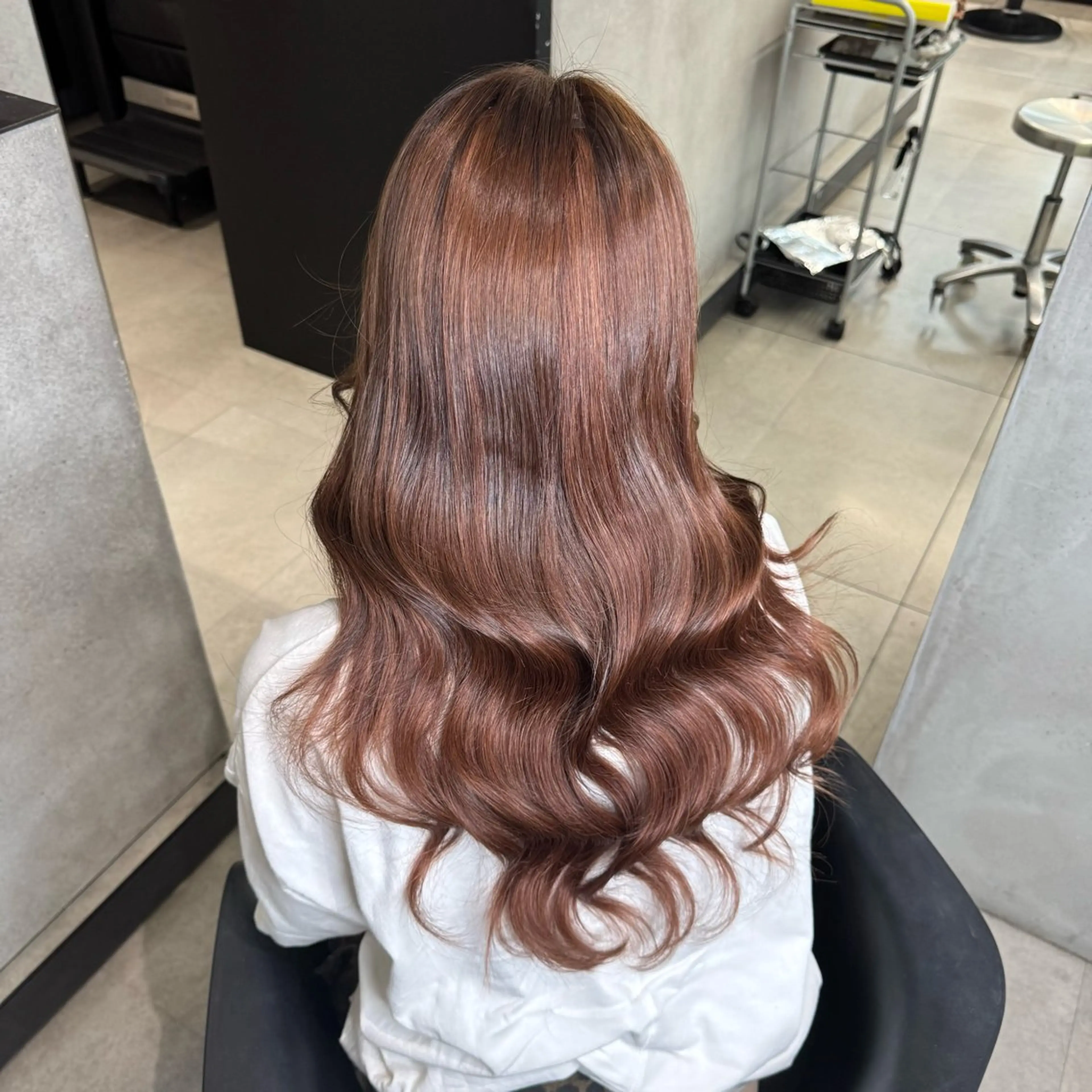 ロング エクステ エクステ 大阪 梅田/ ハイトーン/エクステのヘアスタイル