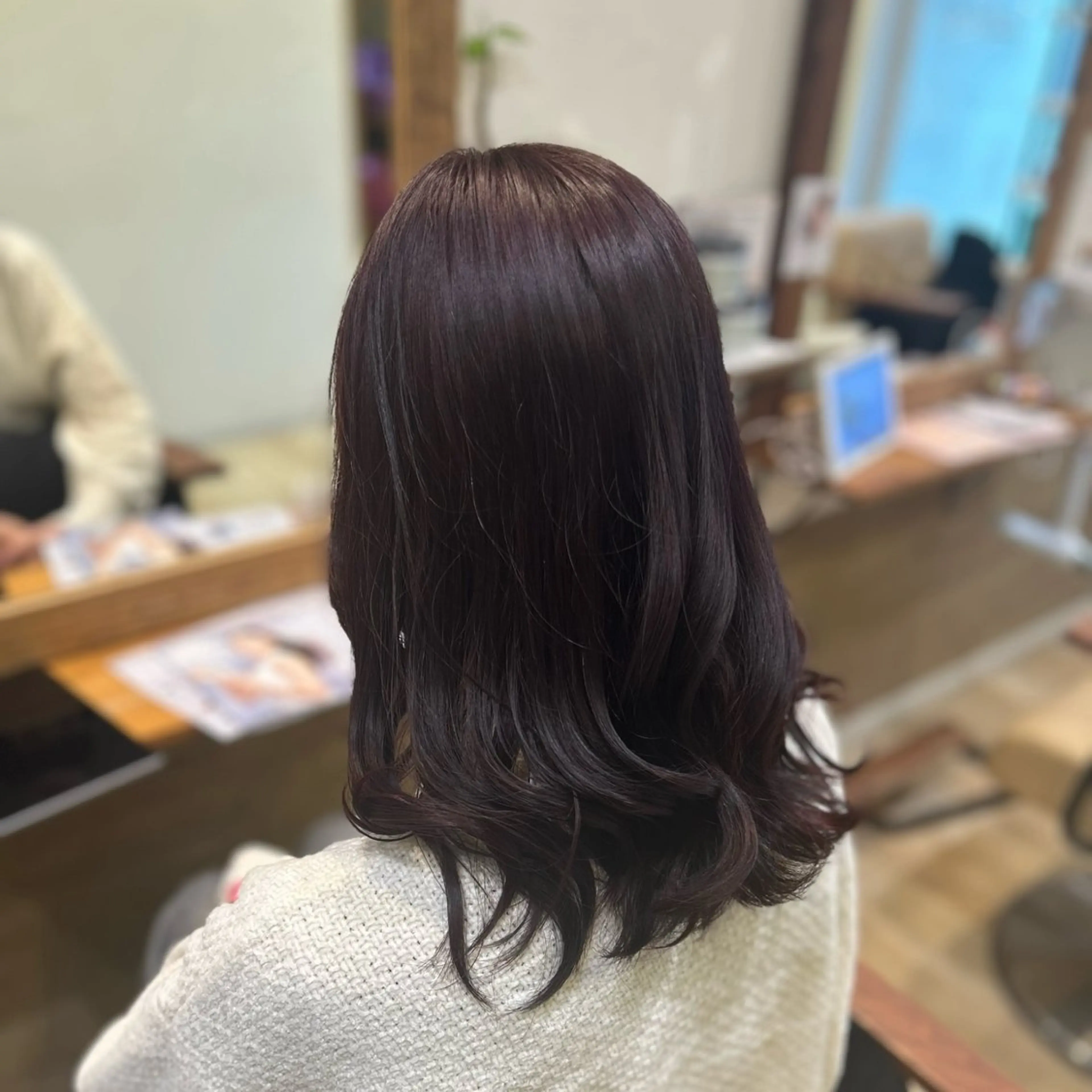 ミディアム カラー 暖色/ダブルカラー 💜 Sena 🎀のヘアスタイル