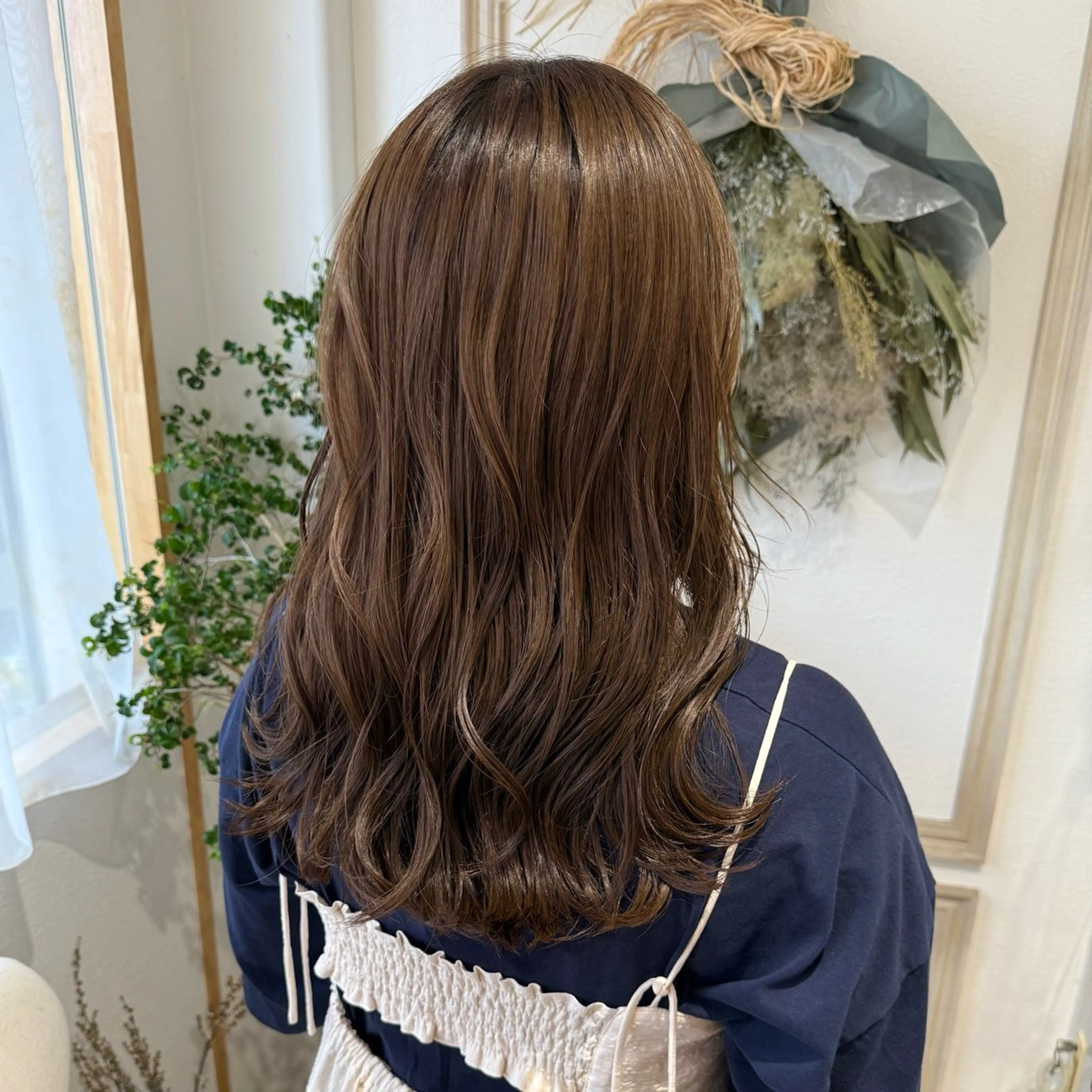 ミディアム ヘアカラー merc.🦋菱谷 はなのヘアスタイル