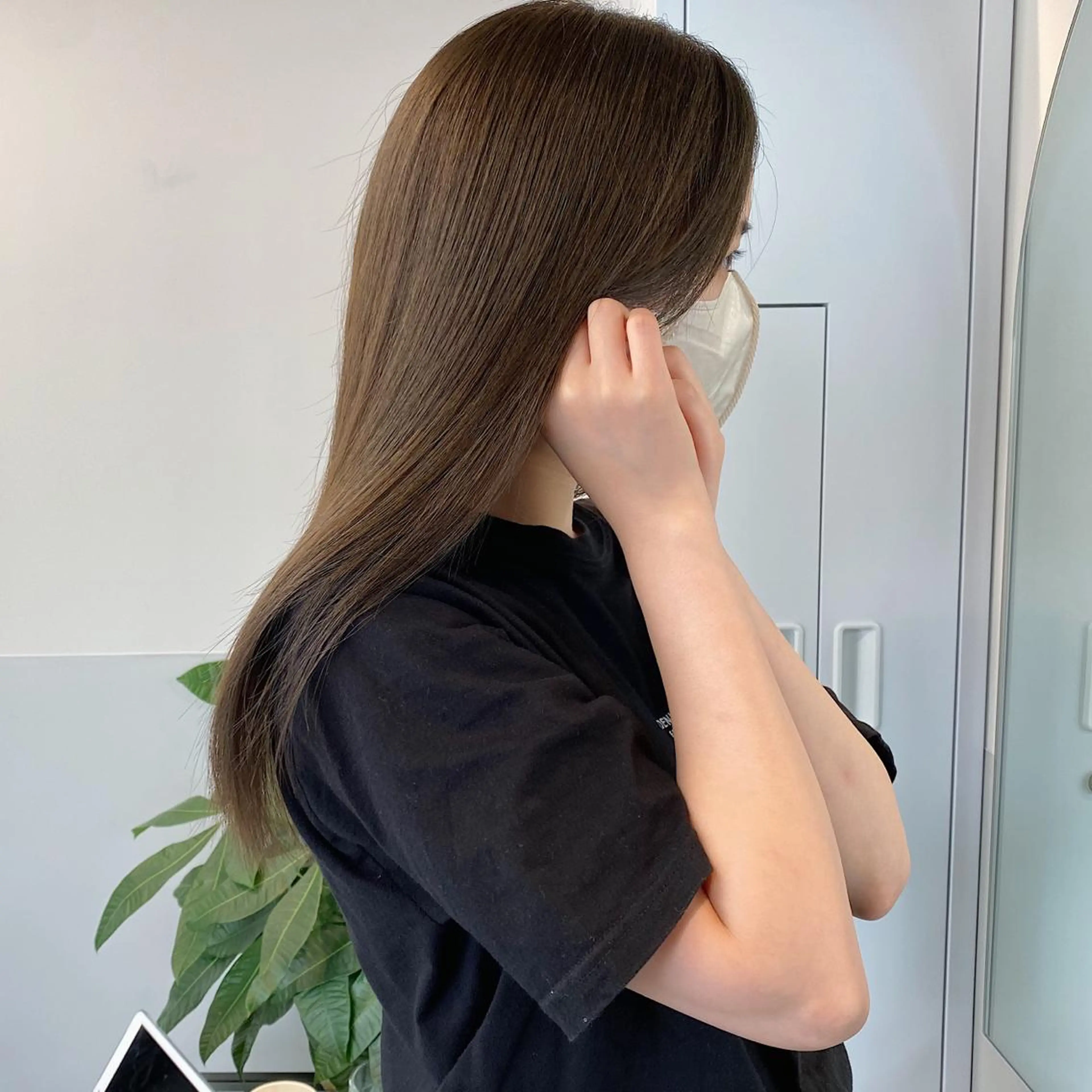 ロング カラー ヘアアレンジ ブリーチなしカラー/ 髪質改善/寺門束のヘアスタイル