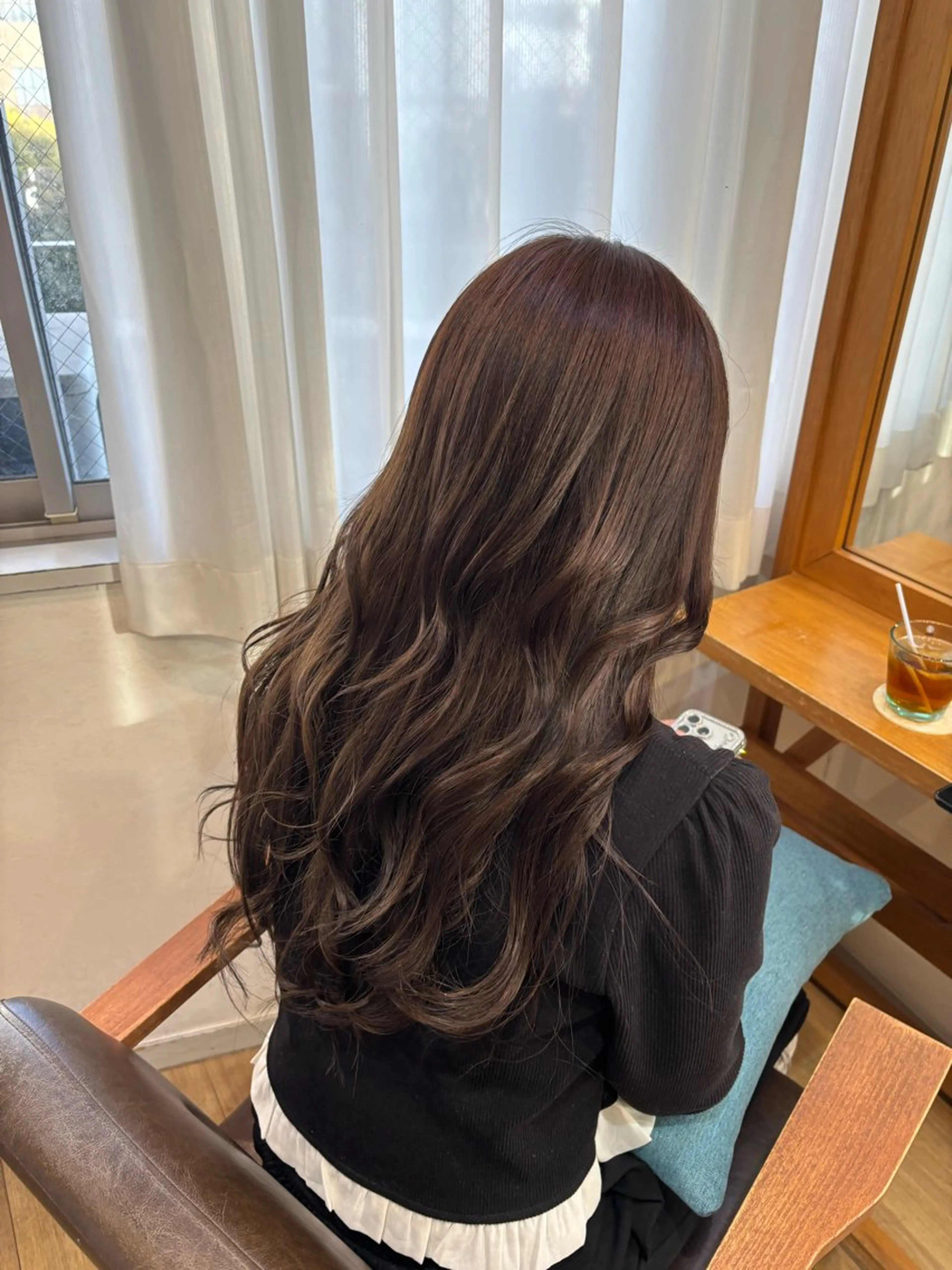 ロング カラー ブリーチ ヘアカラー トリートメント RINNO🌷艶髪/ 艶カラー/縮毛矯正のヘアスタイル