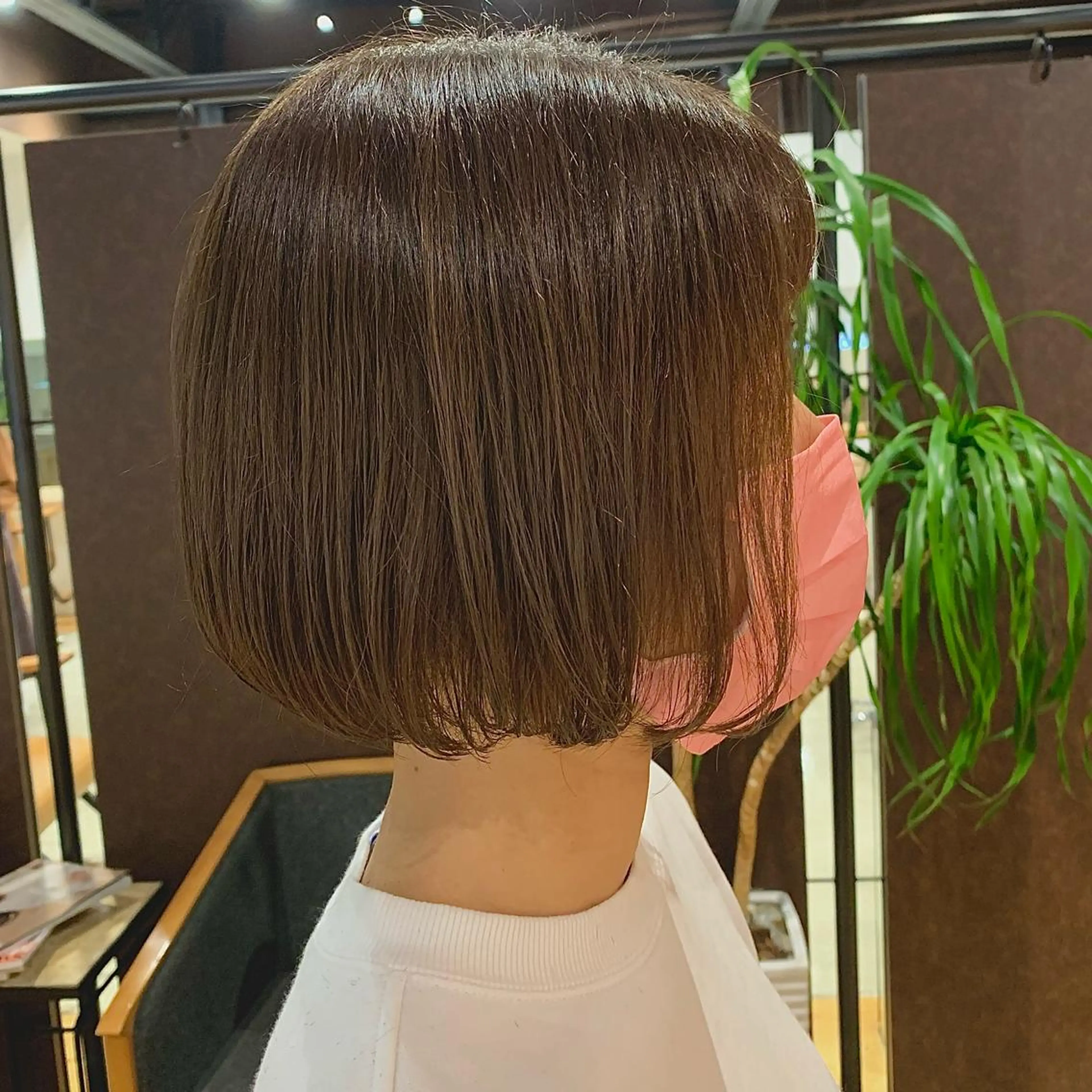 ミディアム ボブ 森山 佳小里/カラー /似合わせカットのヘアスタイル