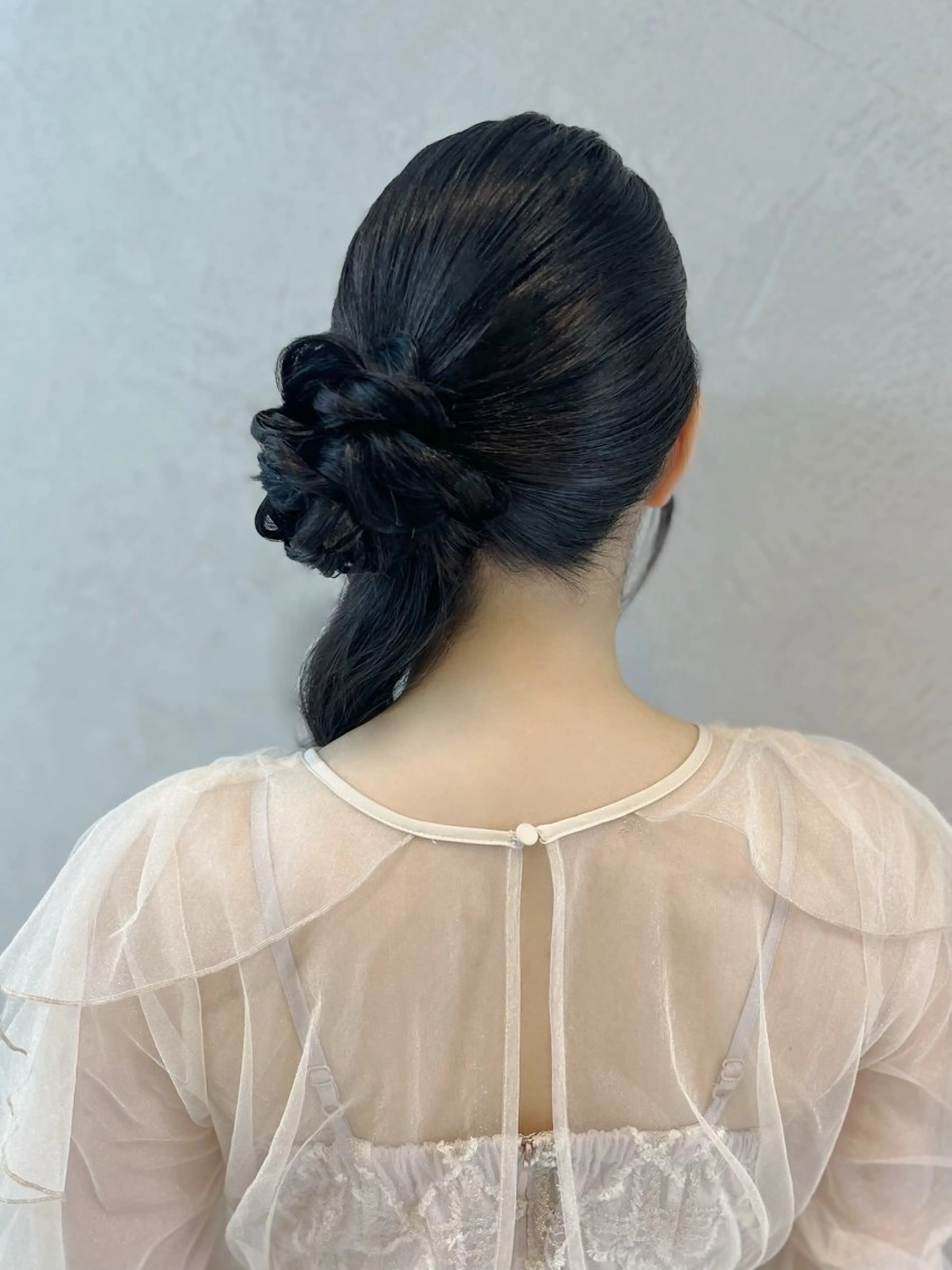 セミロング ヘアアレンジ 🫧みひろ🫧カット カラーモデル募集のヘアスタイル