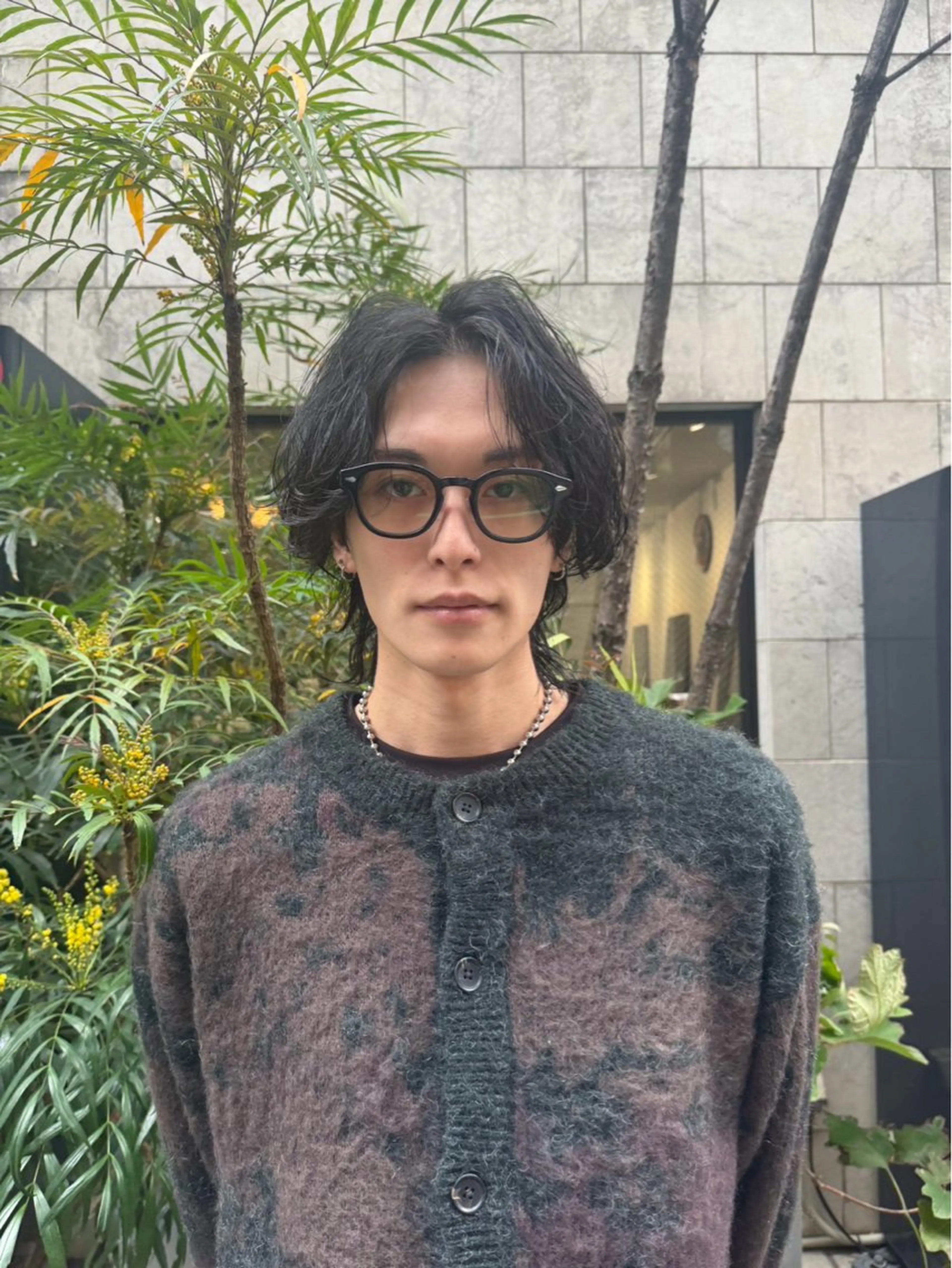 カラー パーマ メンズ カット ヘアカラー パーマ トリートメント ヘアセット 新宿/韓国ヘア/ 髪質改善ストレートのヘアスタイル