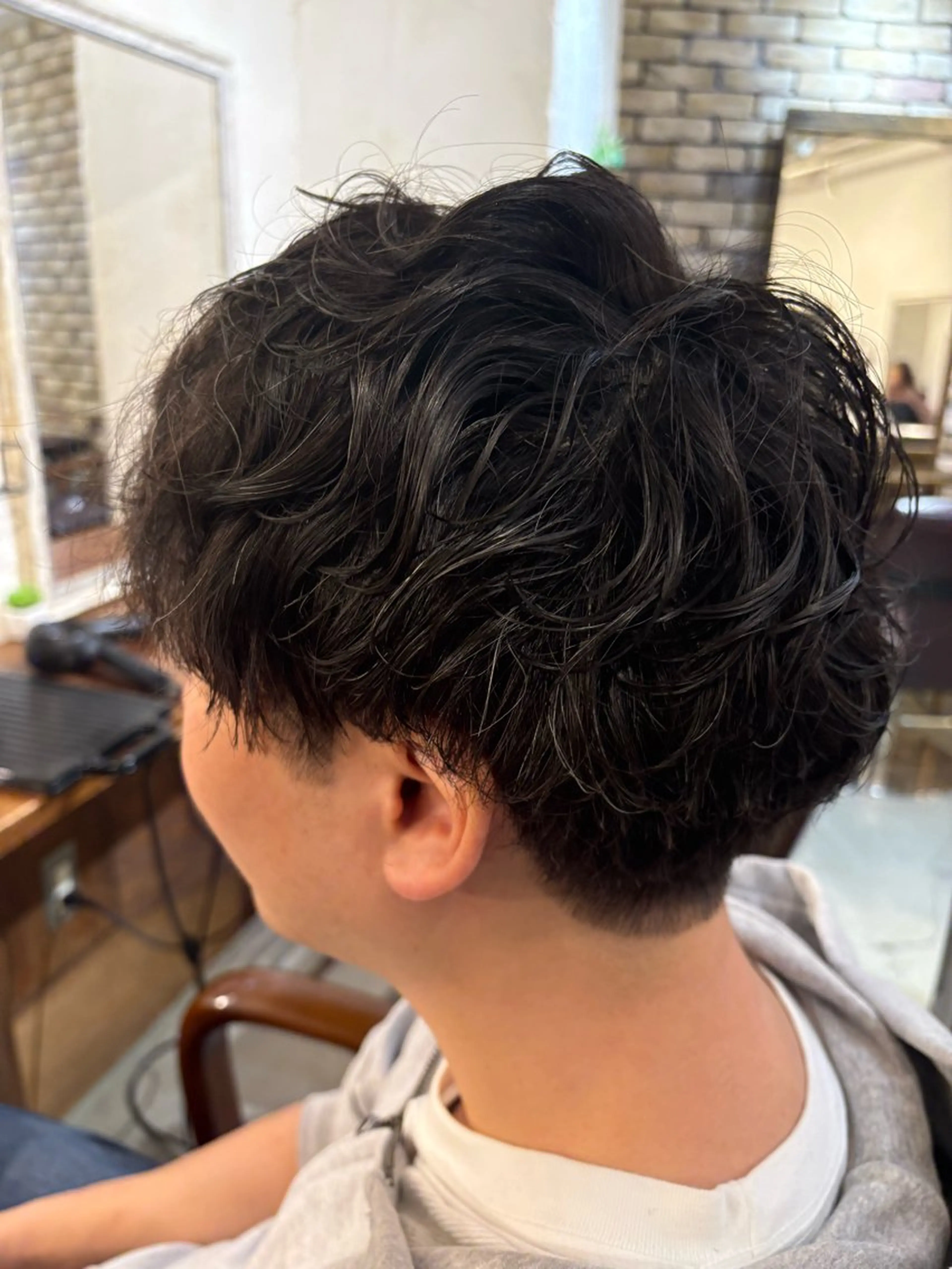 ショート カラー パーマ メンズ メンズのモテヘア☁️ はまなか✂︎COLOのヘアスタイル