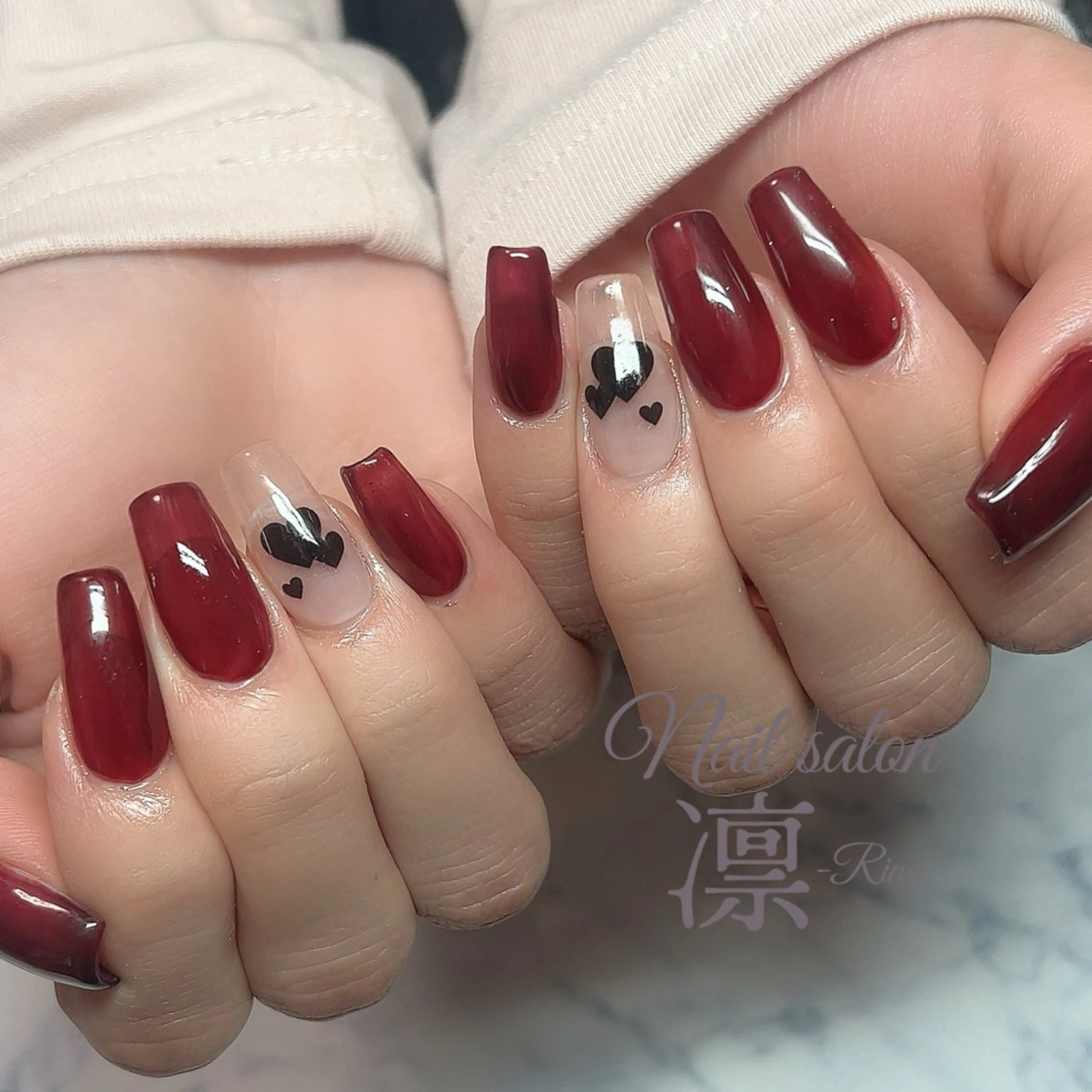 ネイル スカルプネイル private salon凛のネイルデザイン