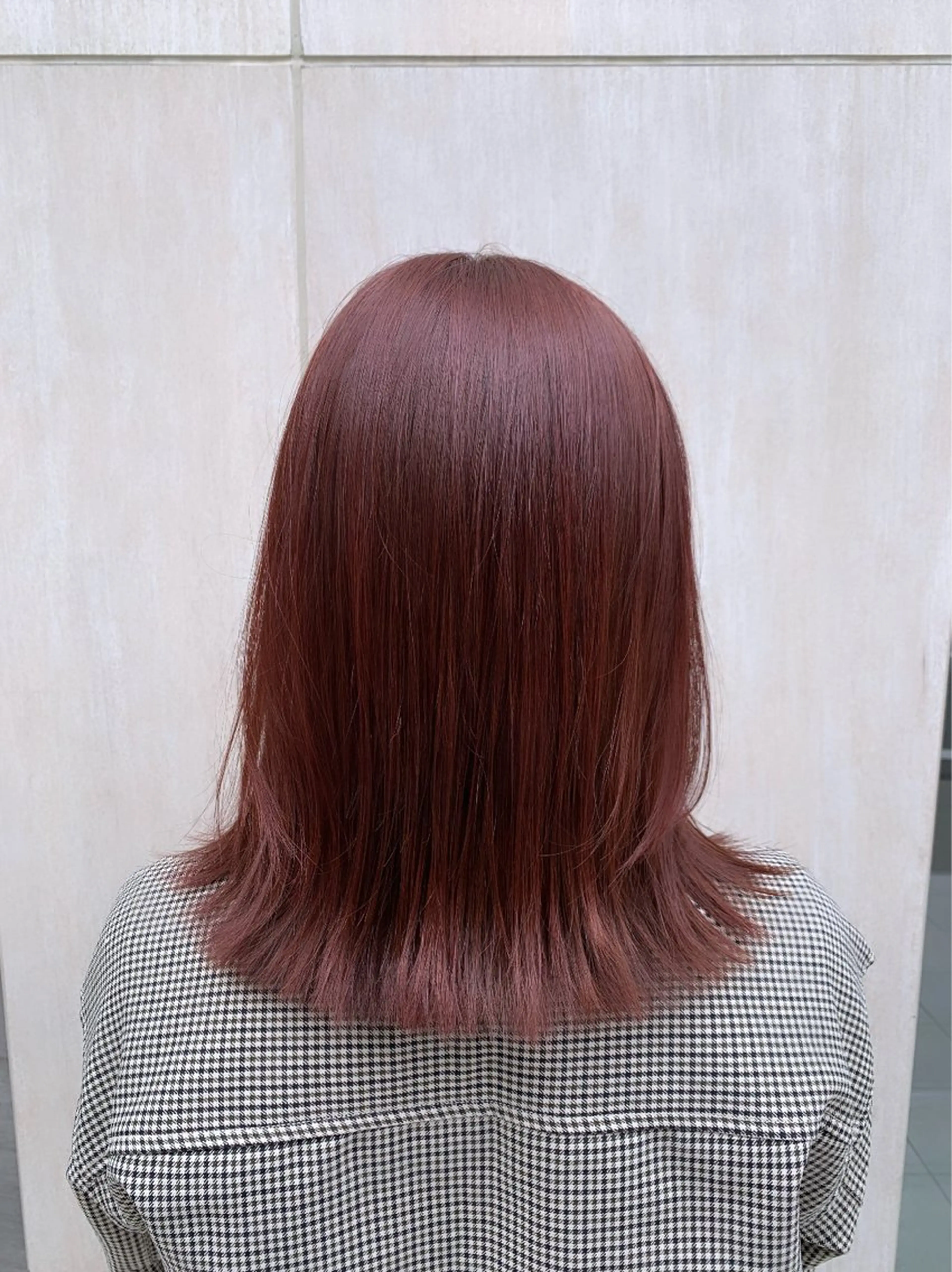 ミディアム カット ヘアカラー 越冨　レイヤー/ 顔周り特化/髪質改善のヘアスタイル