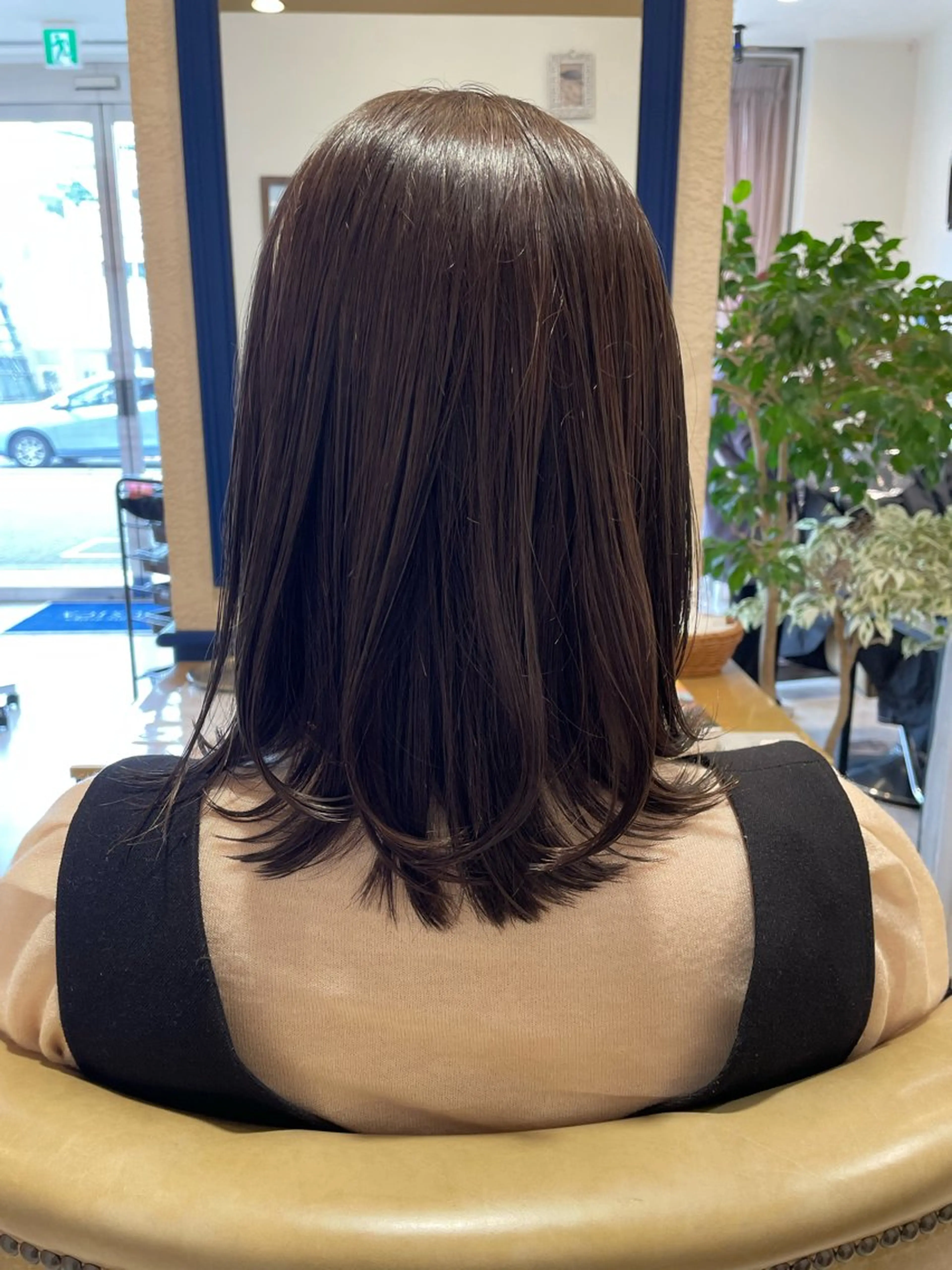 ミディアム カラー YUSICA  所沢 イマムラ✳︎✴︎のヘアスタイル