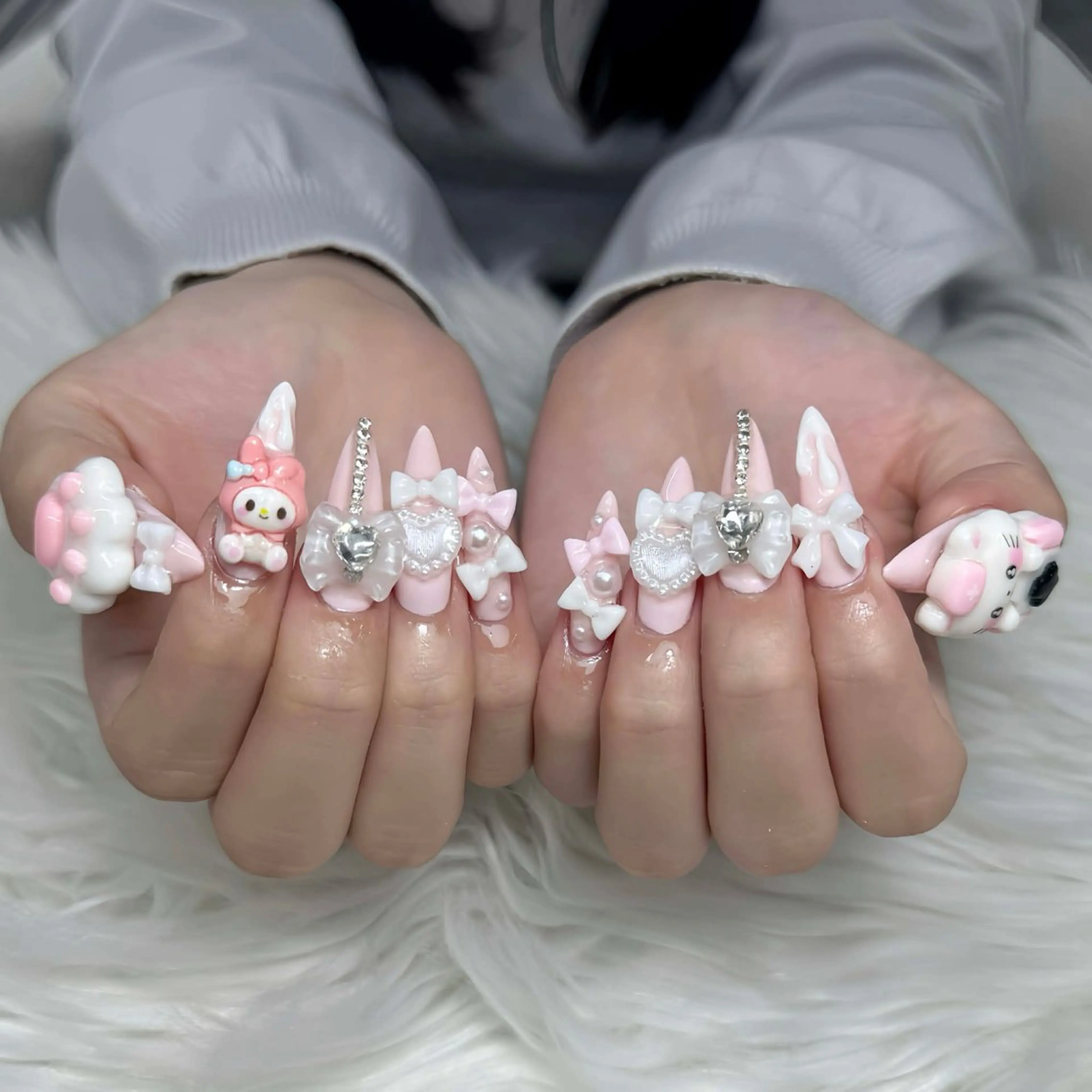 ネイル ハンドネイル ハンドケア Panda chan Novaのネイルデザイン