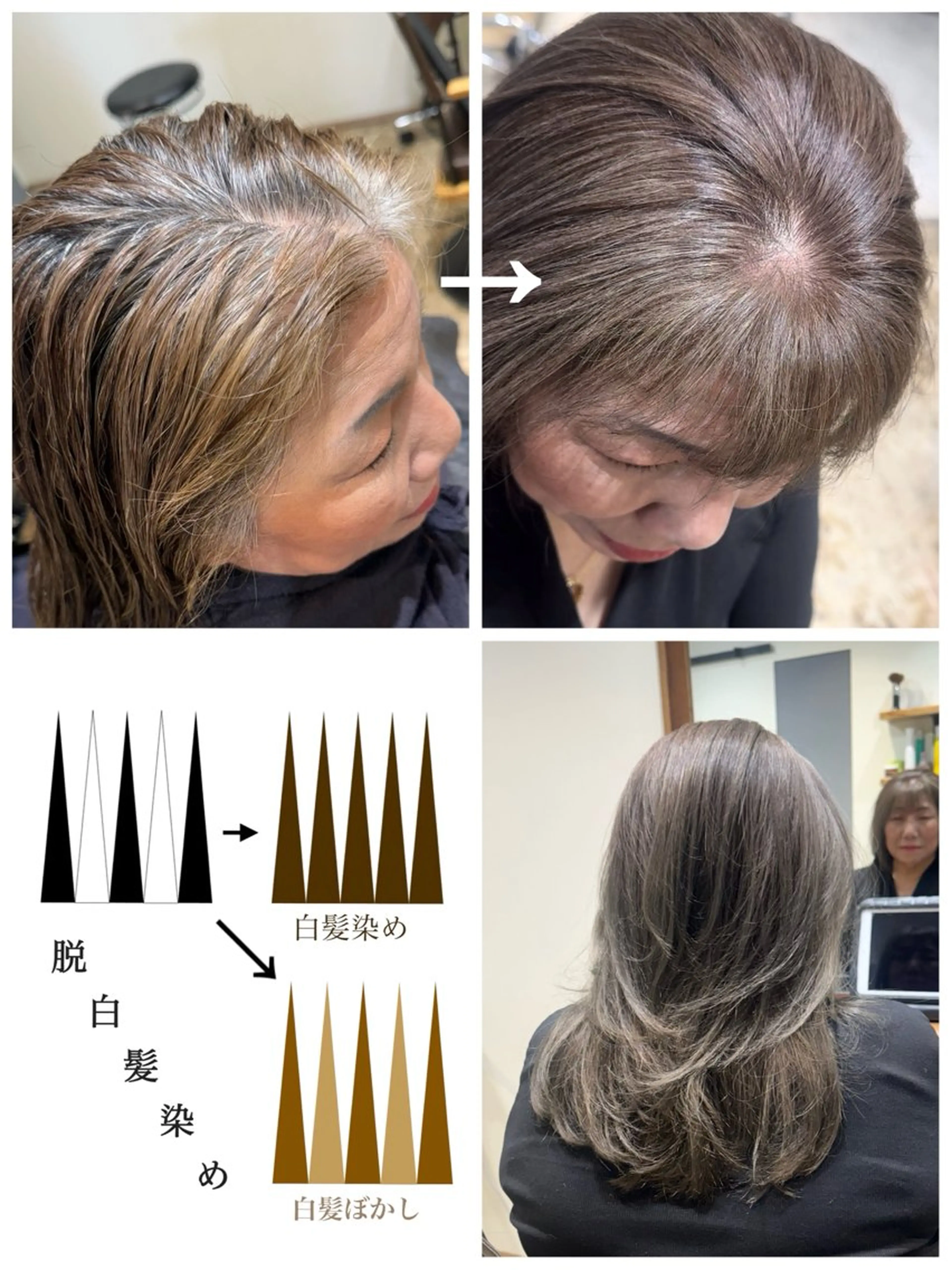 ミディアム カラー バレイヤージュ ハイライトカラー ハイライト レイヤーカット 園田 将士のヘアスタイル