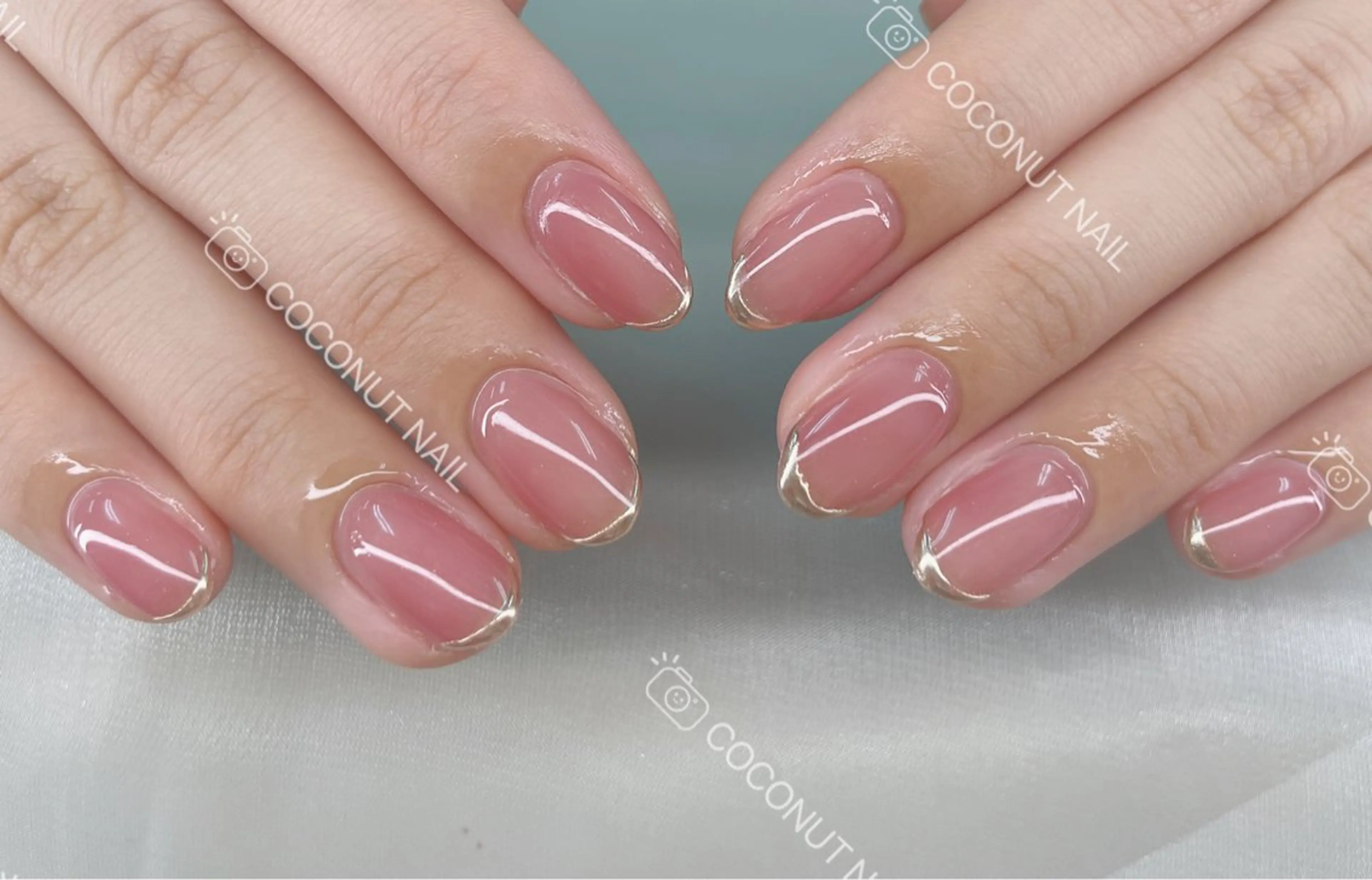 ネイル ハンドネイル 神田 ココナッツのネイルデザイン