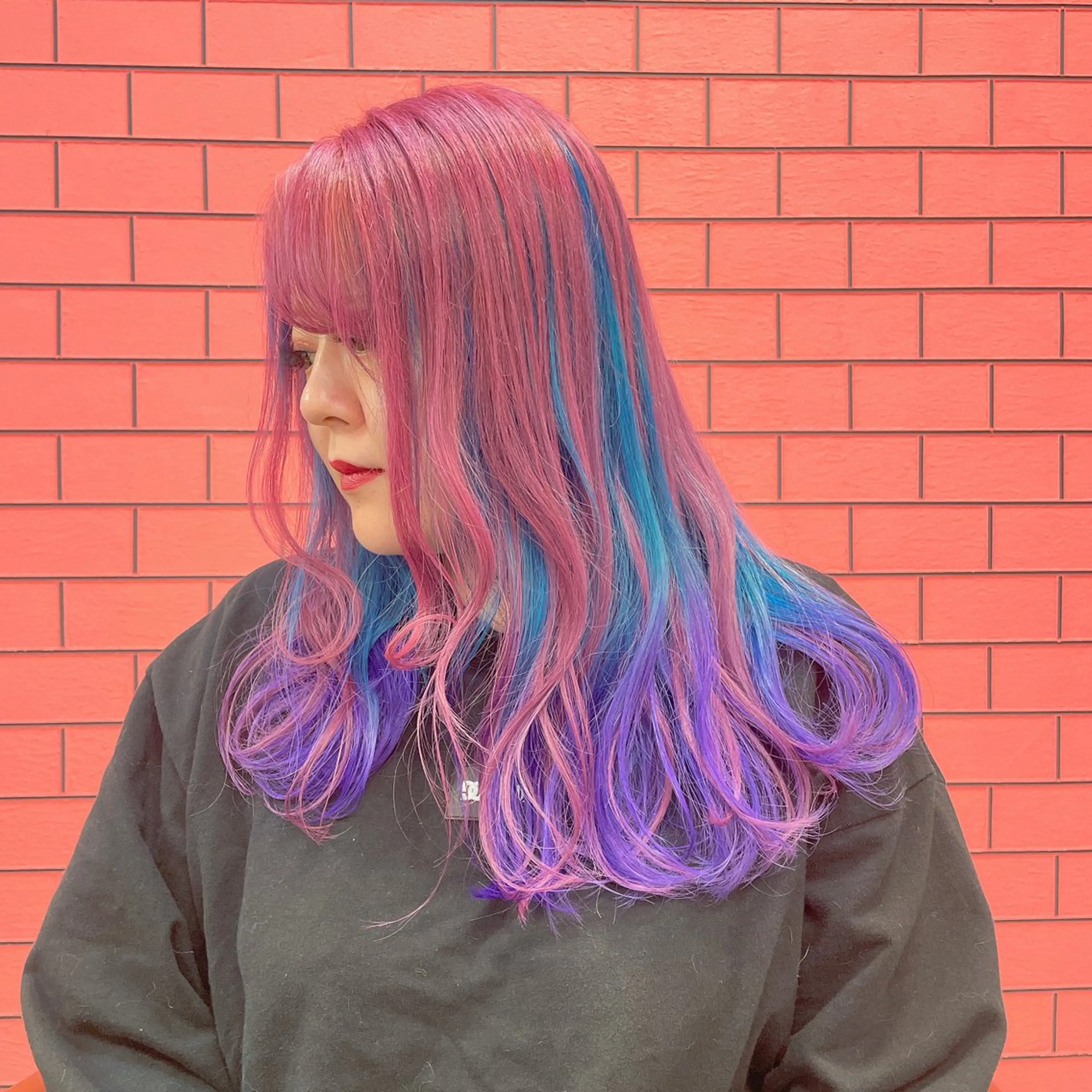 ロング カラー バレイヤージュ ブリーチ ケアブリーチ ダブルカラー イヤリングカラー ヘアカラー トリートメント デザインカラー 髪質改善Lilithのその他イメージ