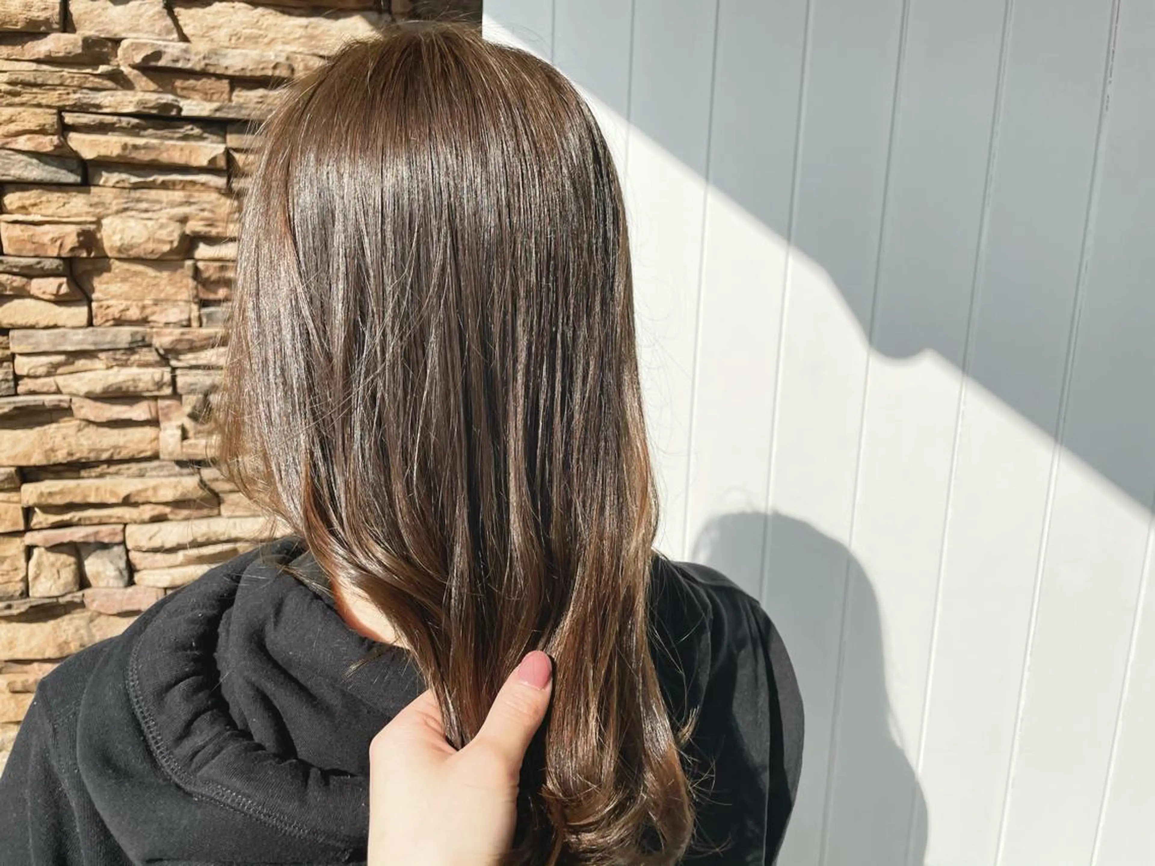 ミディアム カラー 髪質改善✨️透明感カ ラー✧*。山下さいみのヘアスタイル