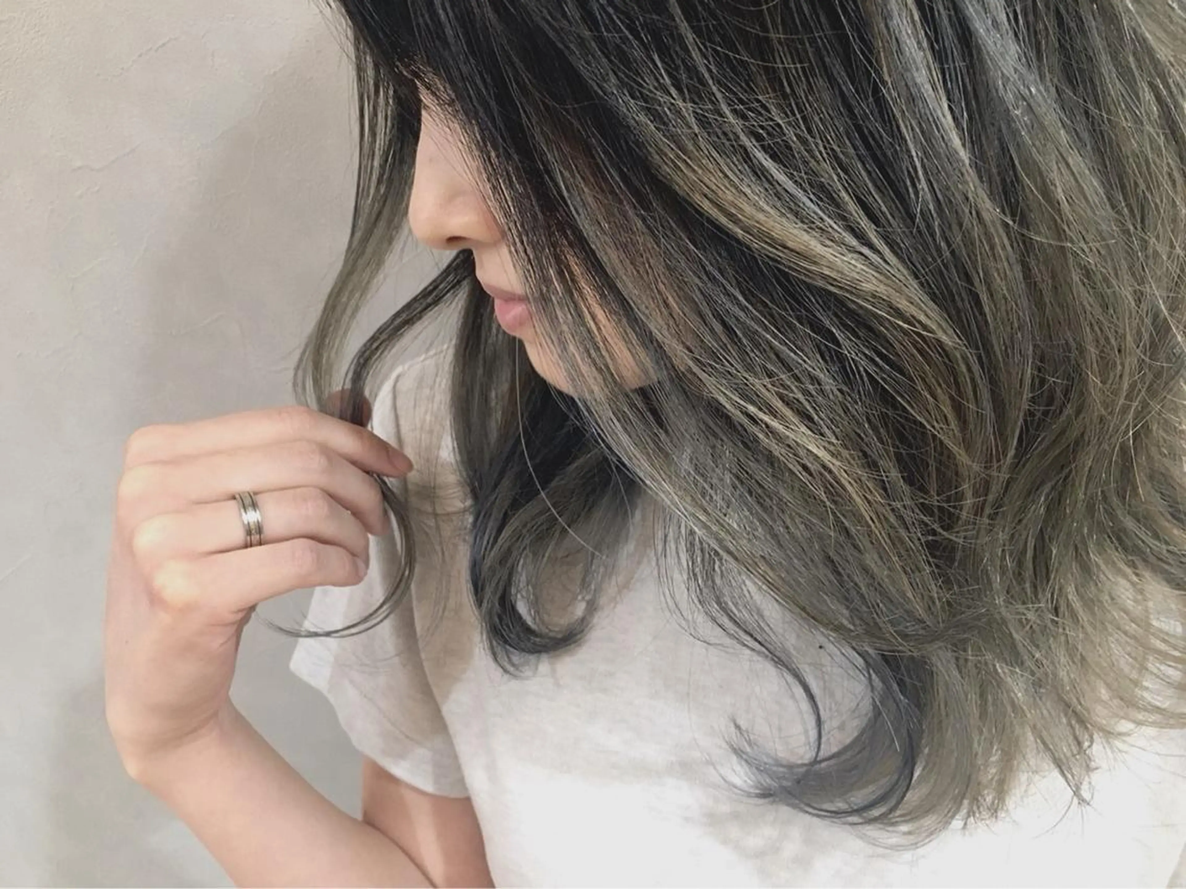 セミロング カラー 🌟高田 聖菜🌟のヘアスタイル