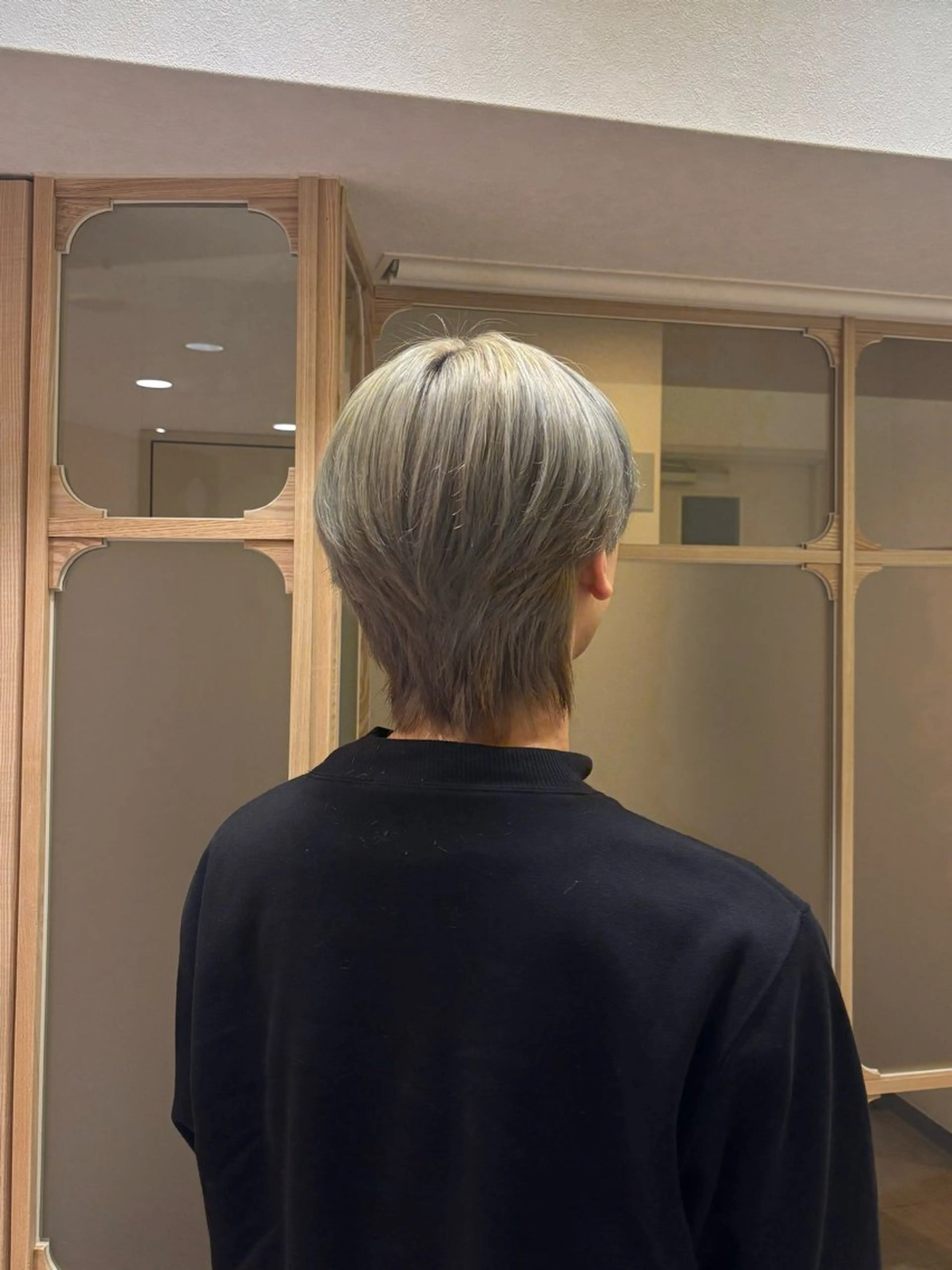 メンズ マッシュウルフ マッシュ メンズウルフカット ウルフカット Rudder 牛嶋のヘアスタイル