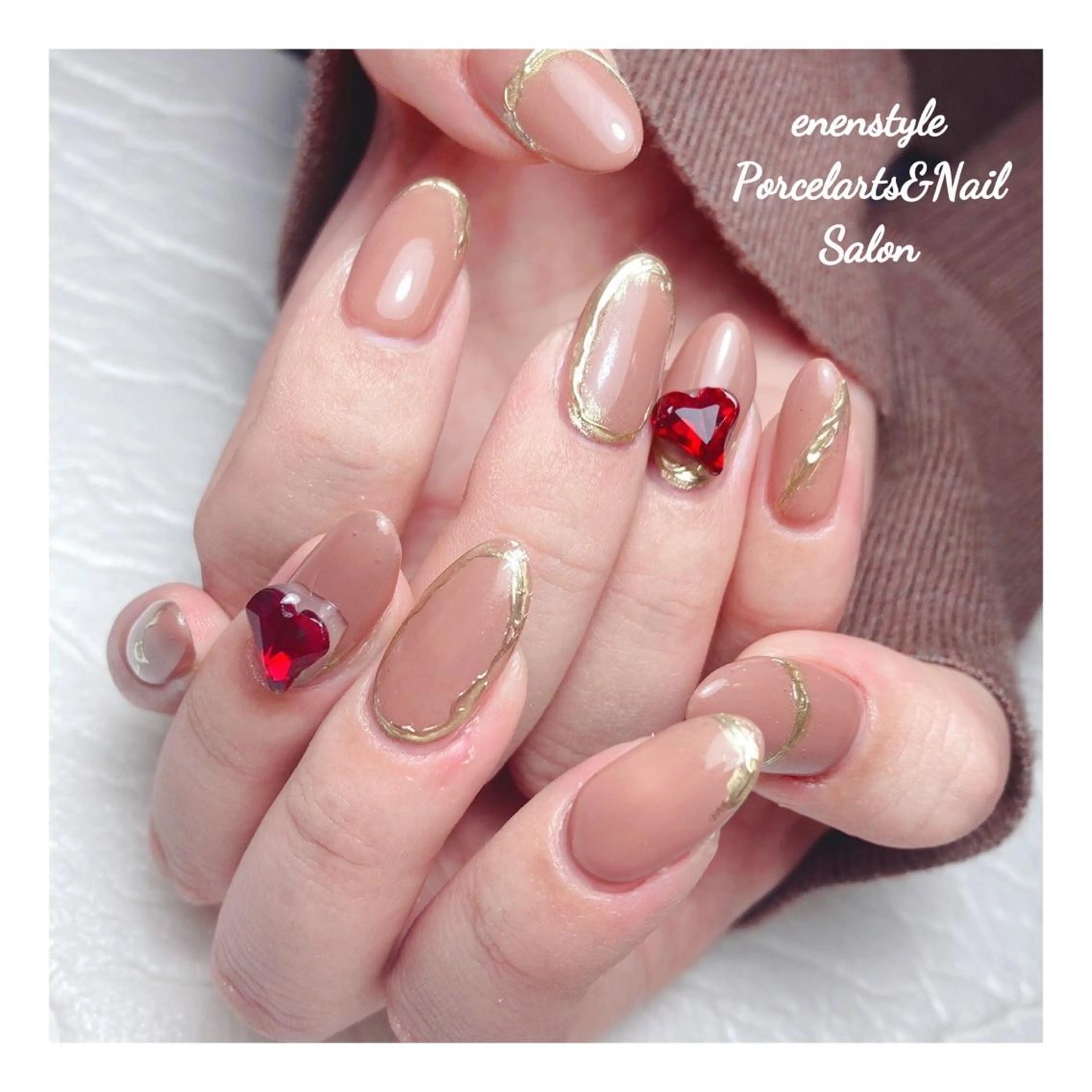 ミディアム ネイル 👑enen style👑のネイルデザイン