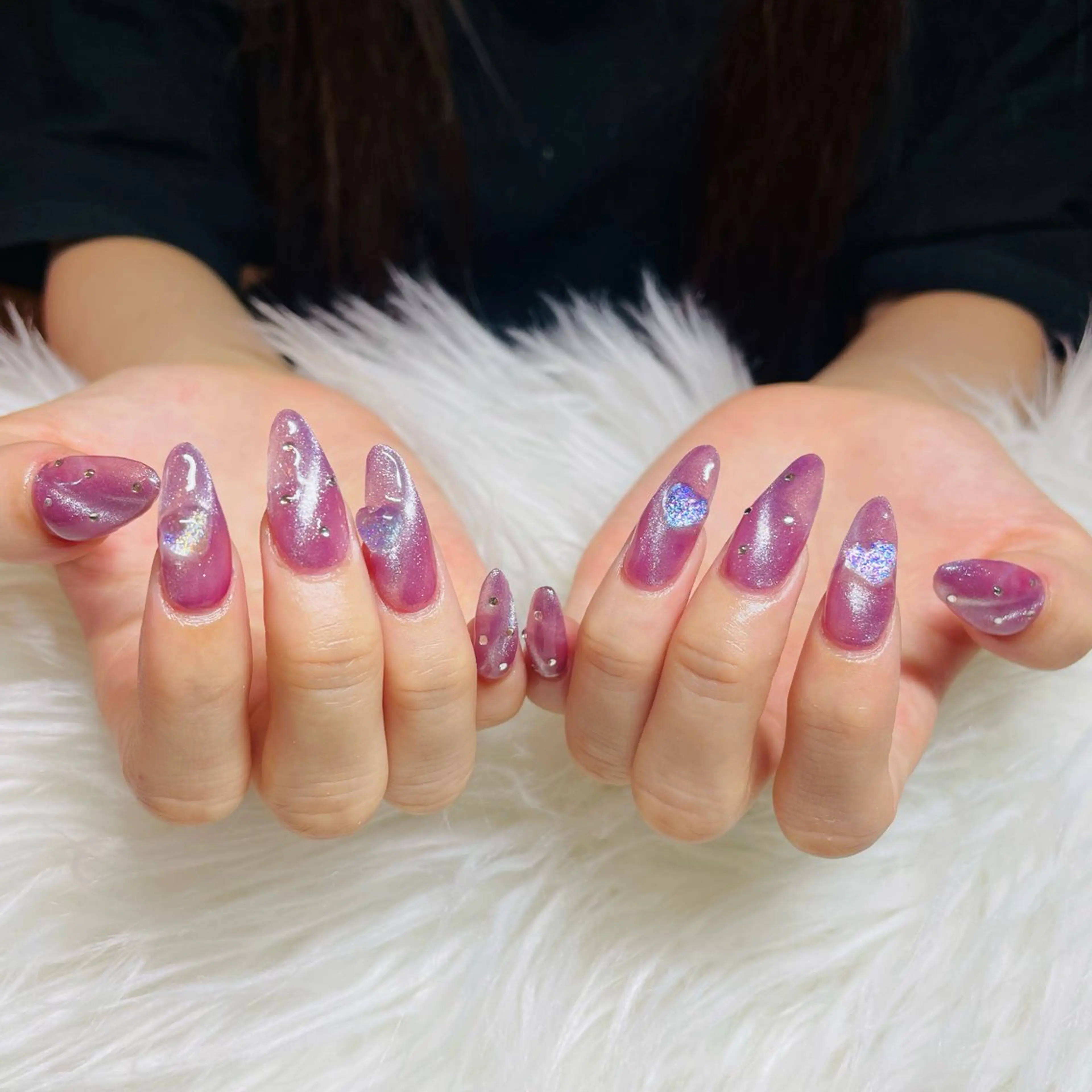 ネイル マグネットネイル fleur YUMIのネイルデザイン