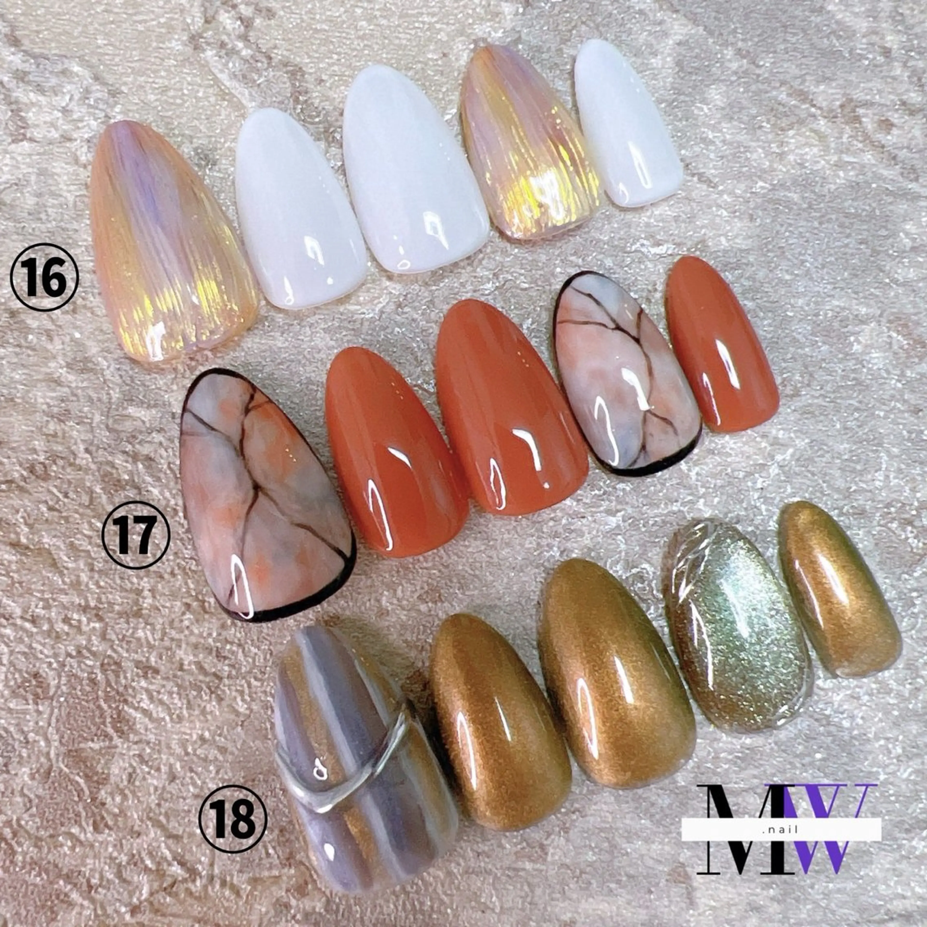 ネイル アートネイル ハンドネイル MW .nailのネイルデザイン