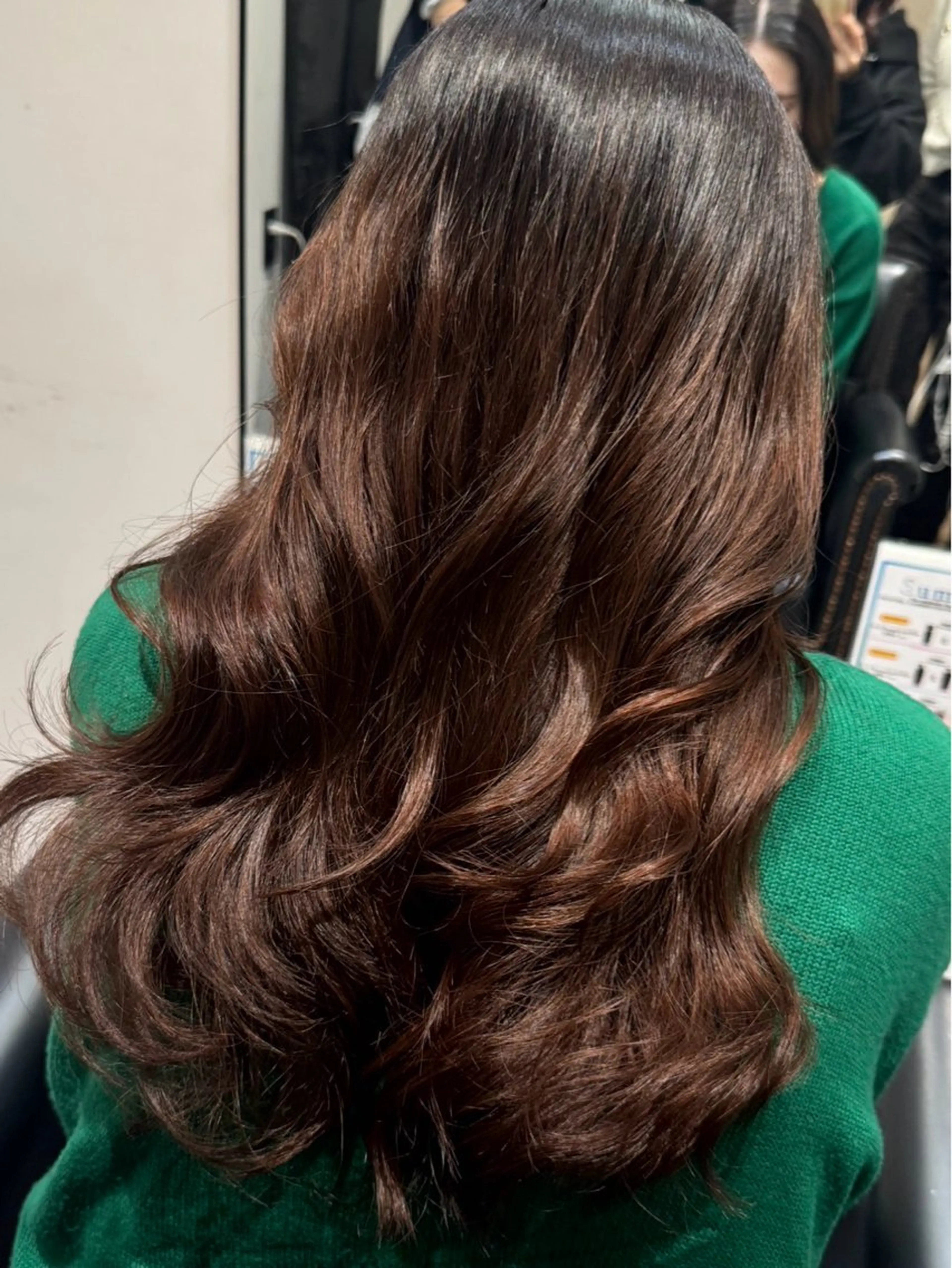 ロング パーマ カット パーマ トリートメント 平田 七海のヘアスタイル