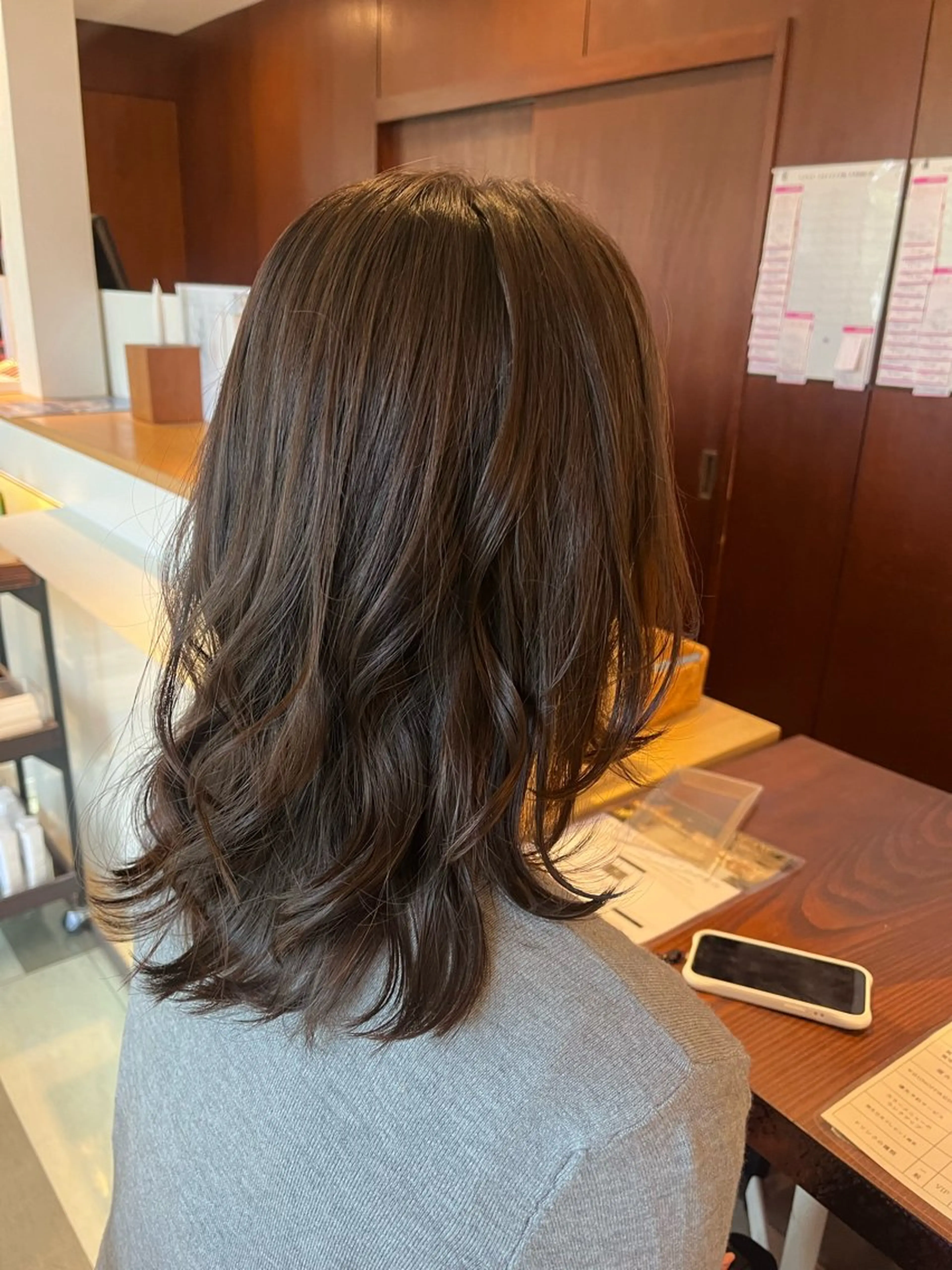 セミロング レイヤーカット Rina.💎🫧 小松里奈のヘアスタイル