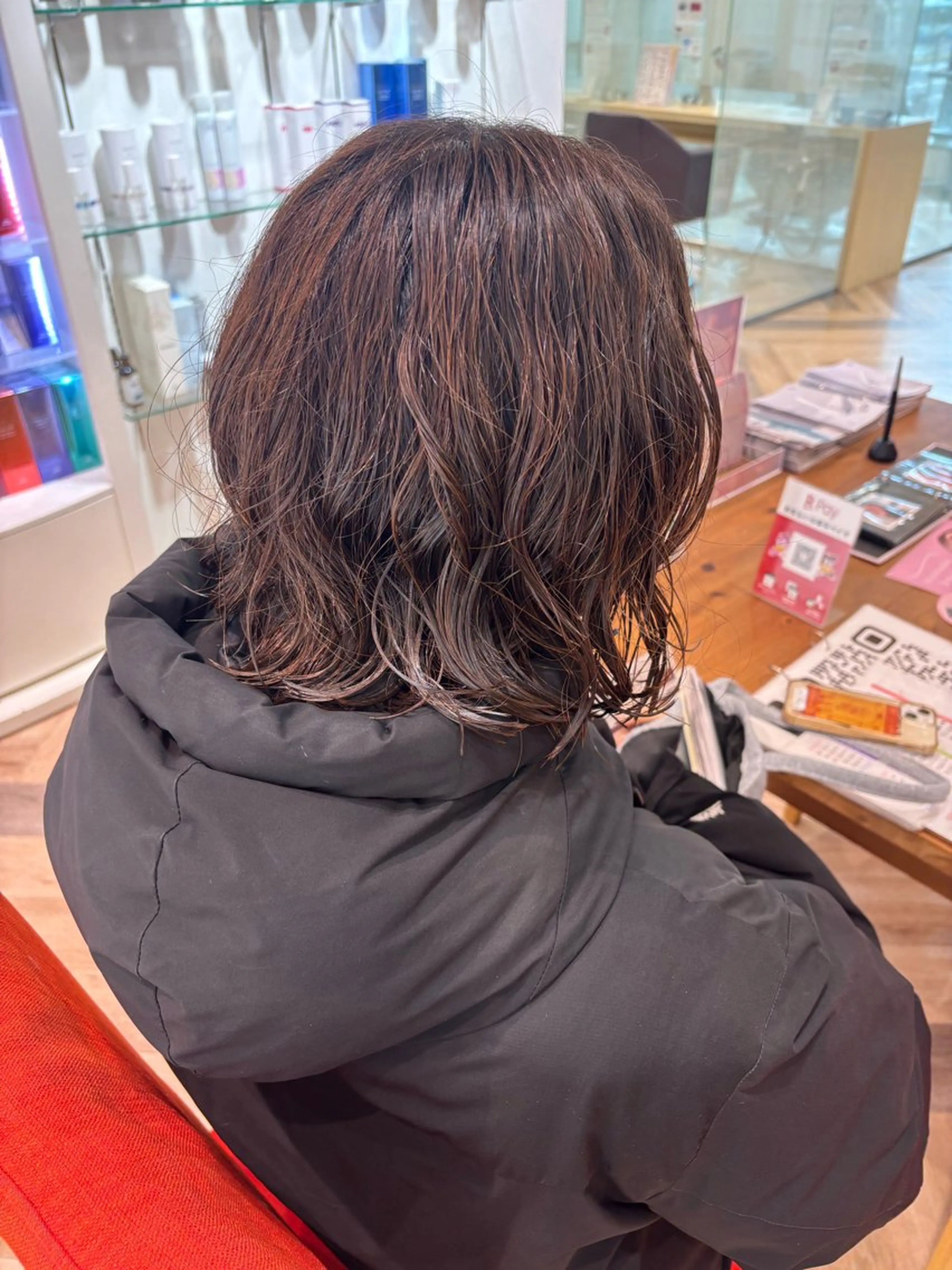 パーマ ボブ ゆい/パーマ/レイヤ ー/似合わせカラーのヘアスタイル