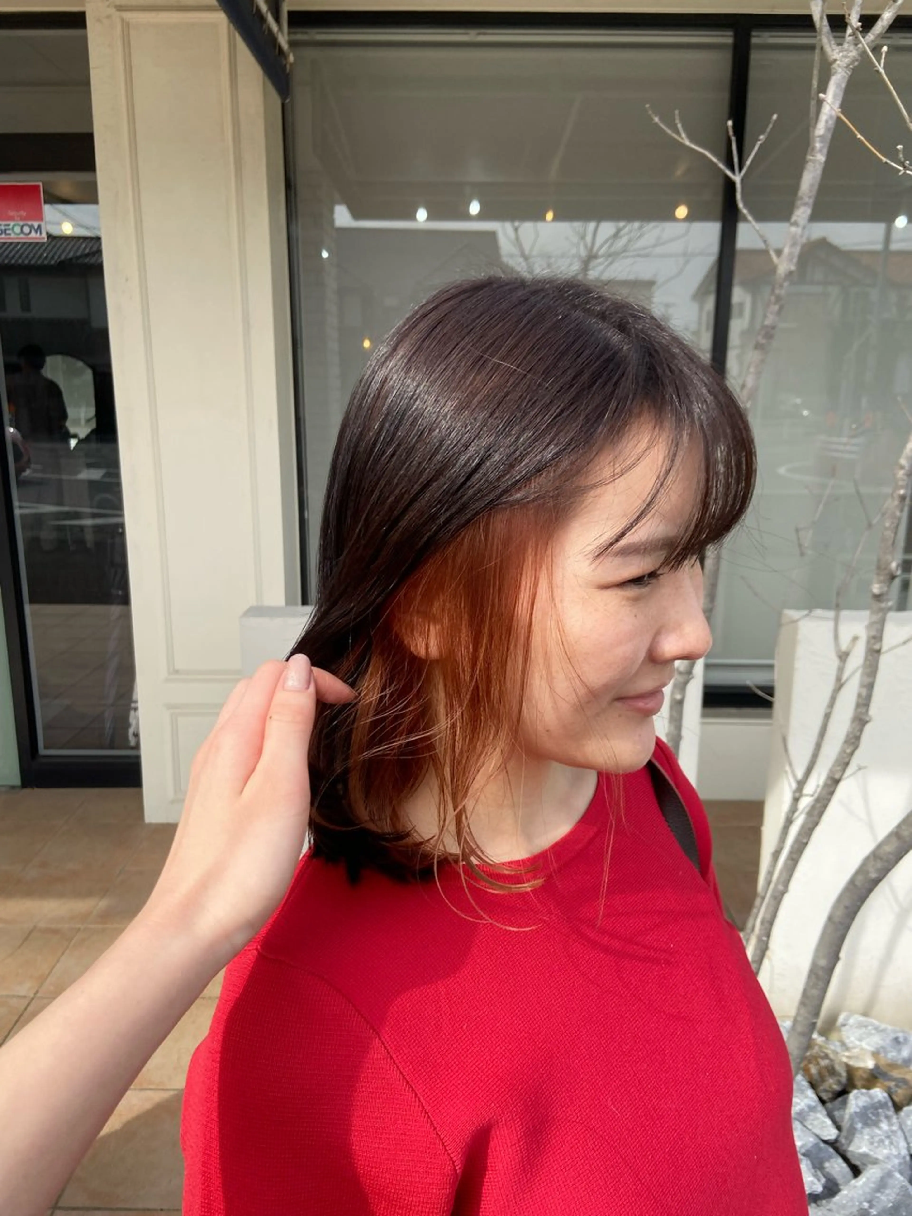カラー インナーカラー 🍎韓国カラー licoris寛菜のヘアスタイル
