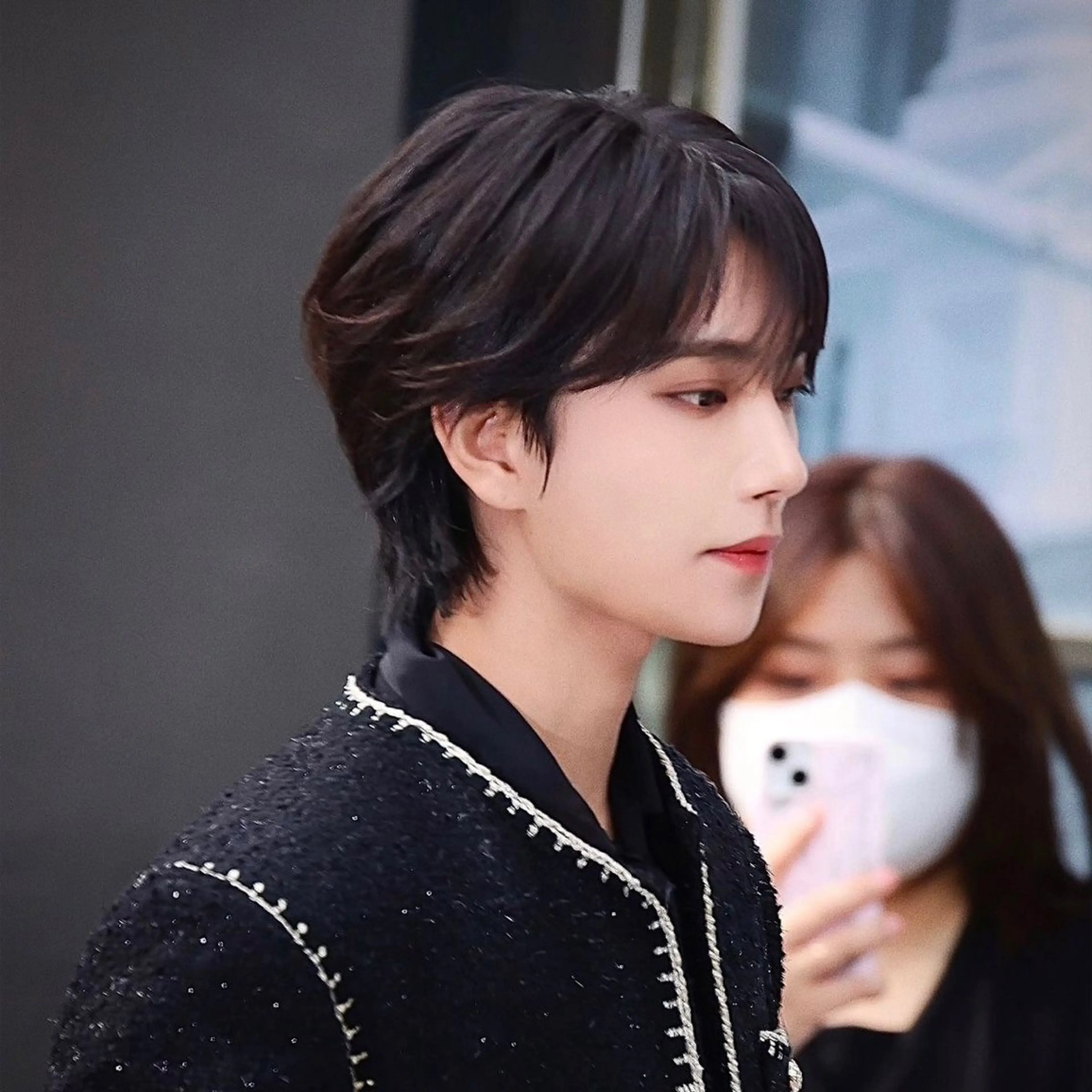 ミディアム パーマ メンズ カット パーマ 岡田大志🇰🇷 中/韓メンズヘアのヘアスタイル