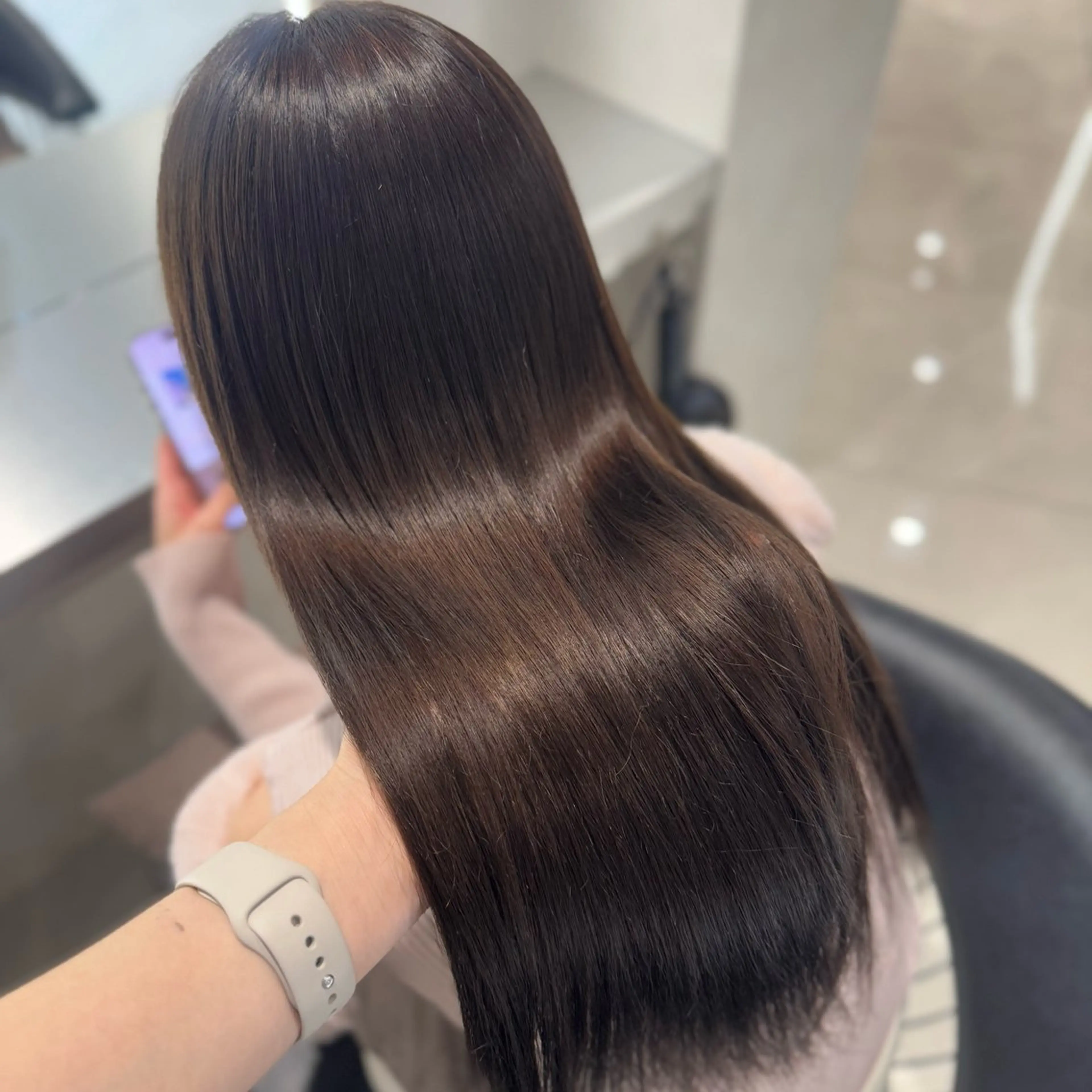 ロング カラー ヘアカラー トリートメント 🐈‍⬛カチモリ/暖 色/𝐌𝐢𝐤𝐮のヘアスタイル