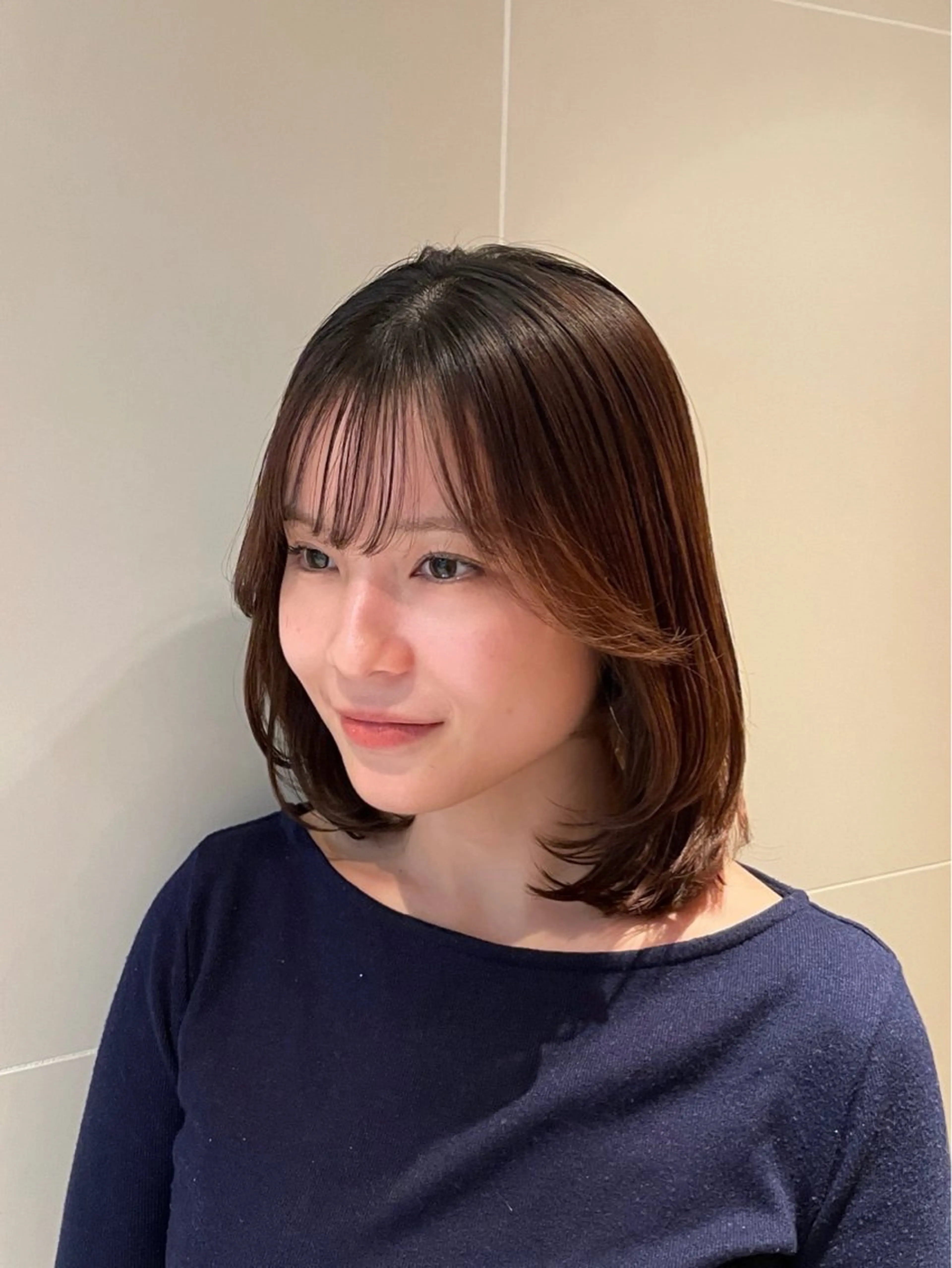 ショート パーマ ボブレイヤー ボブ レイヤーカット カット 縮毛矯正 トリートメント 縮毛矯正/レイヤー 🌙児玉光瑠のヘアスタイル