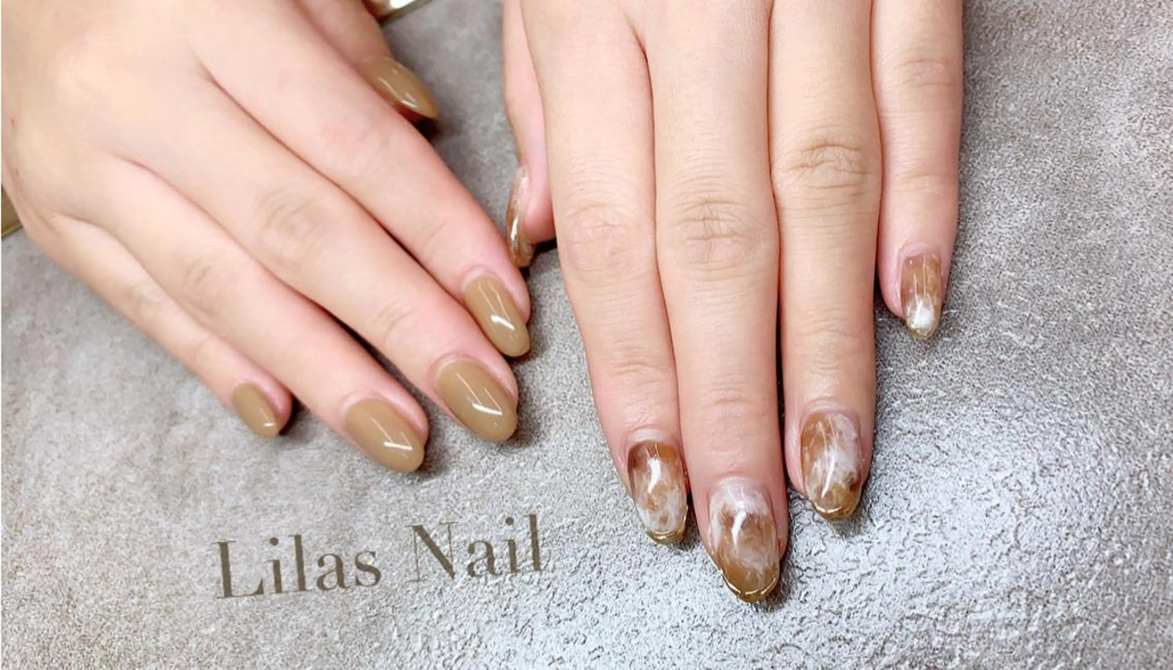 ネイル ジェルネイル ハードジェル ロングネイル ミラーネイル ニュアンスネイル Lilas Nailのネイルデザイン