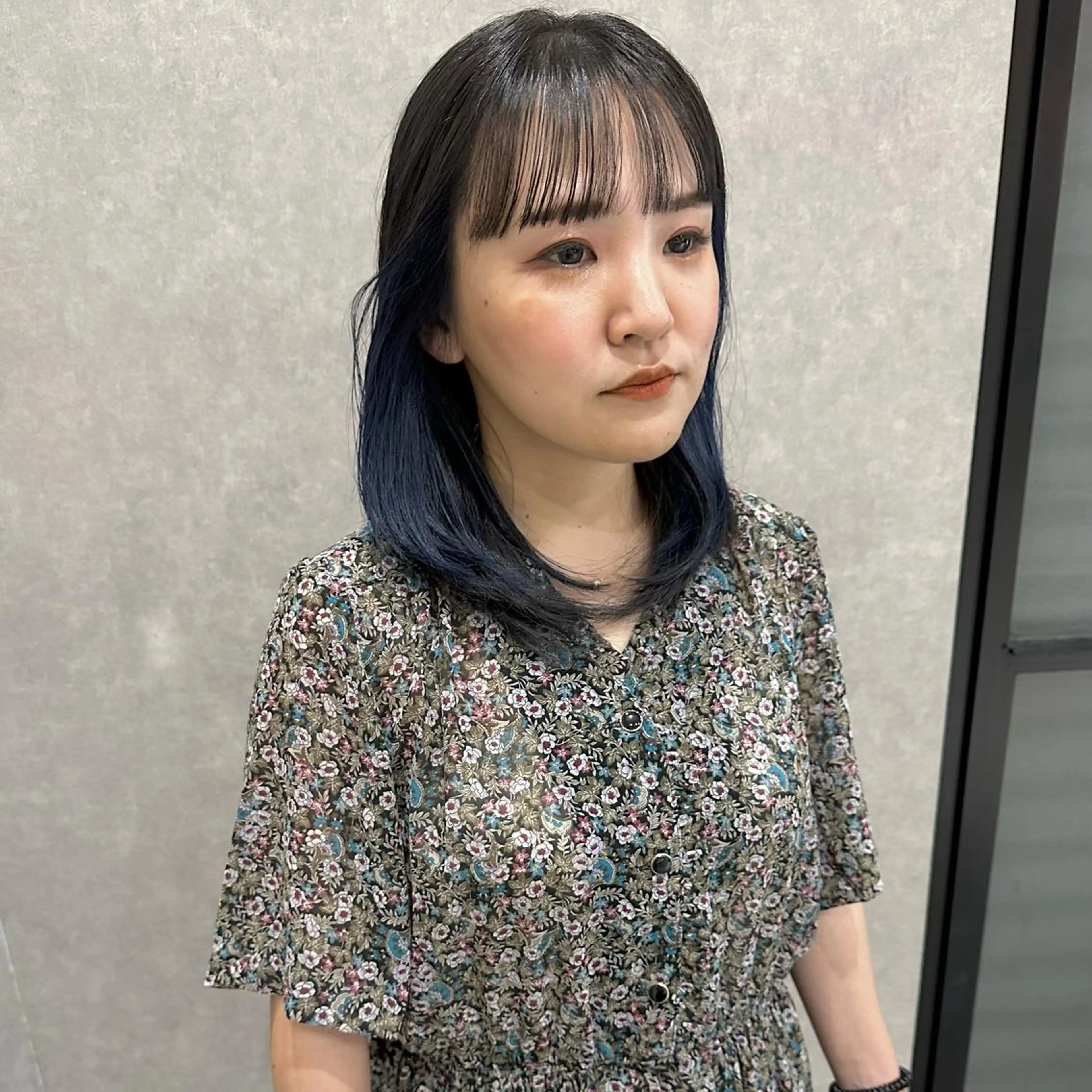 ミディアム カラー はちすか るかのヘアスタイル