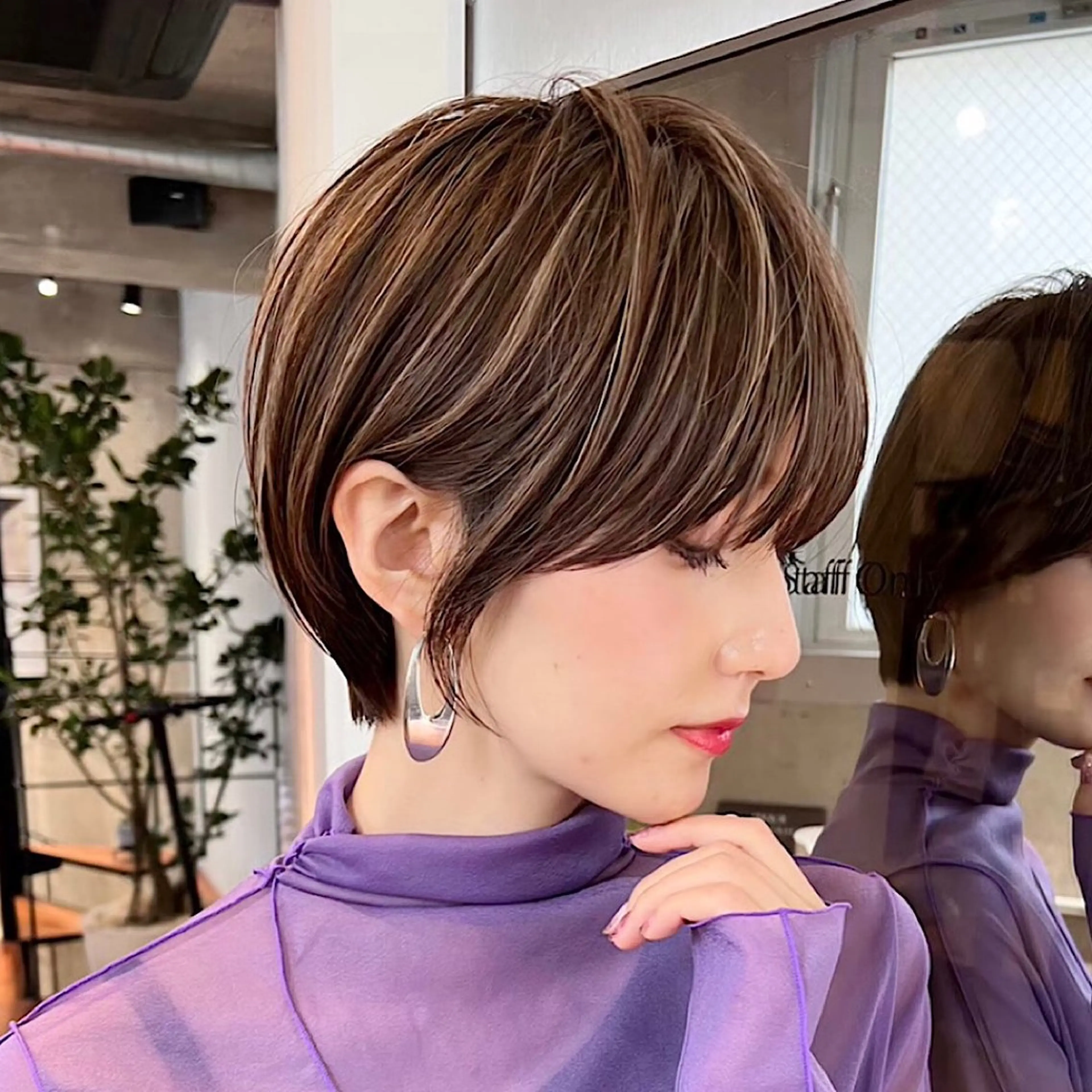 ショート カラー ショート特化✨ 津々美のヘアスタイル