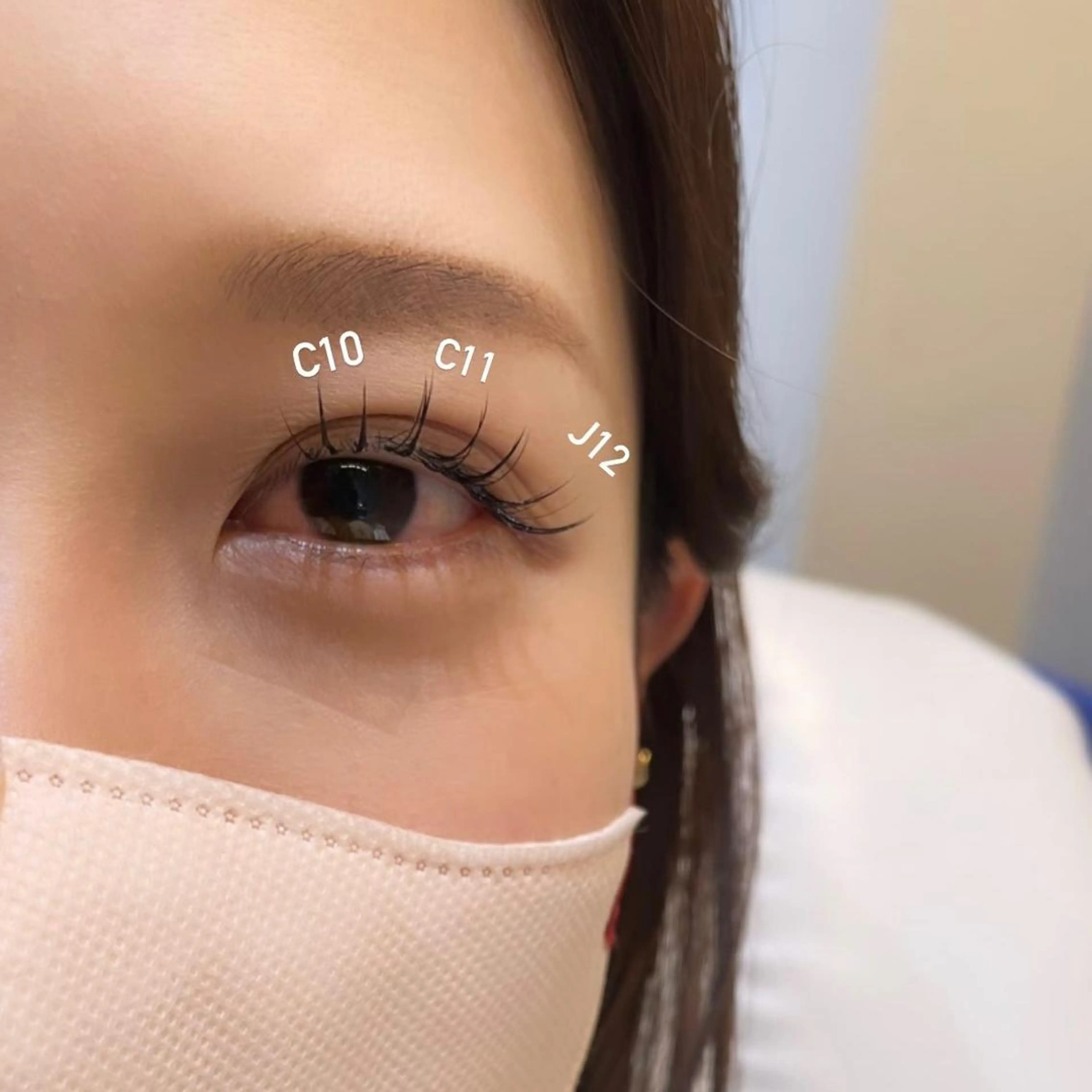 マツエク・マツパ Ribbon2所属・ami eyeを可愛く♡のマツエク・マツパデザイン