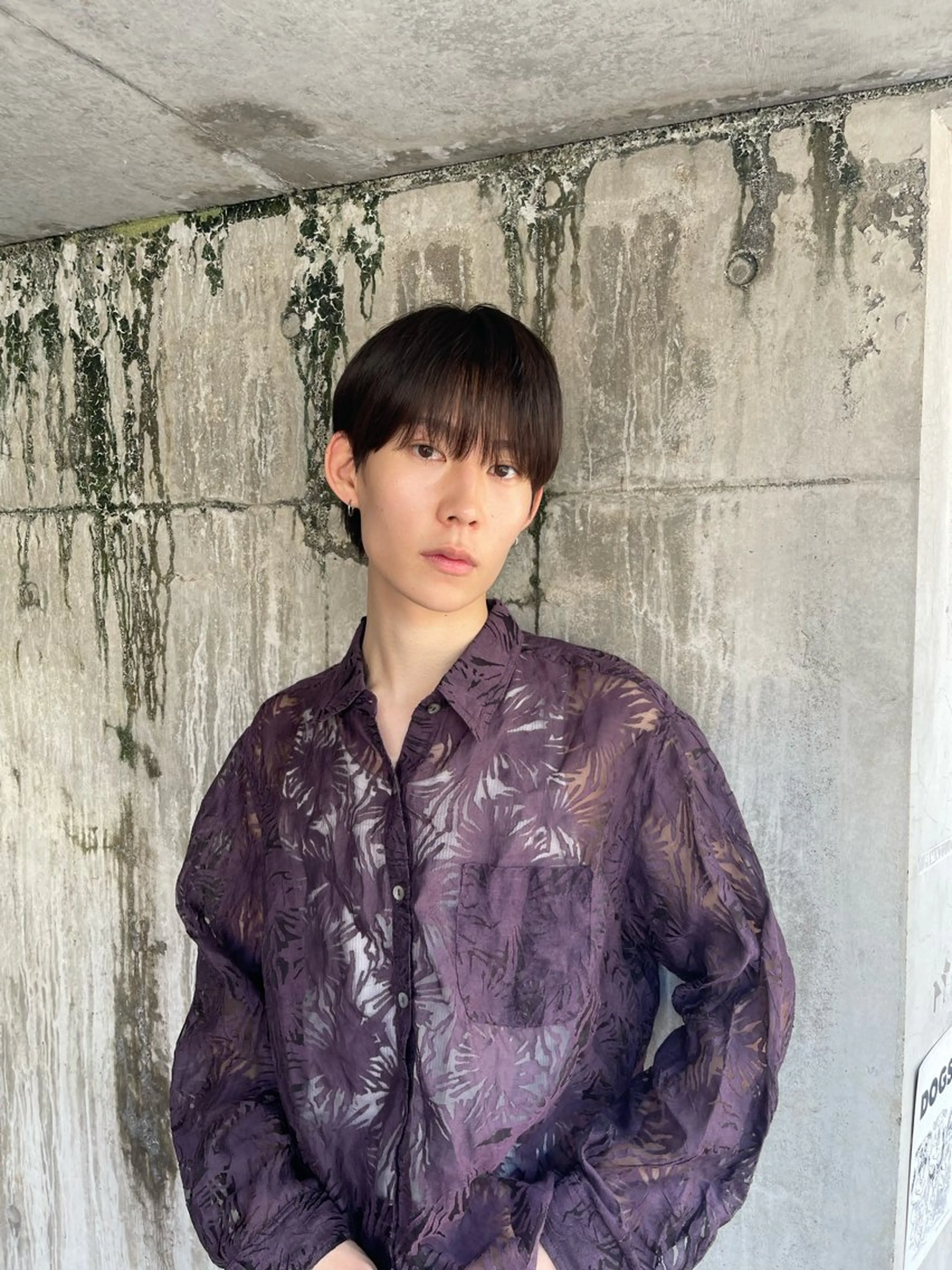 メンズ メンズ韓国風 マッシュウルフ マッシュ シースルーマッシュ メンズウルフカット カット ボブ/レイヤー /河内温太のヘアスタイル