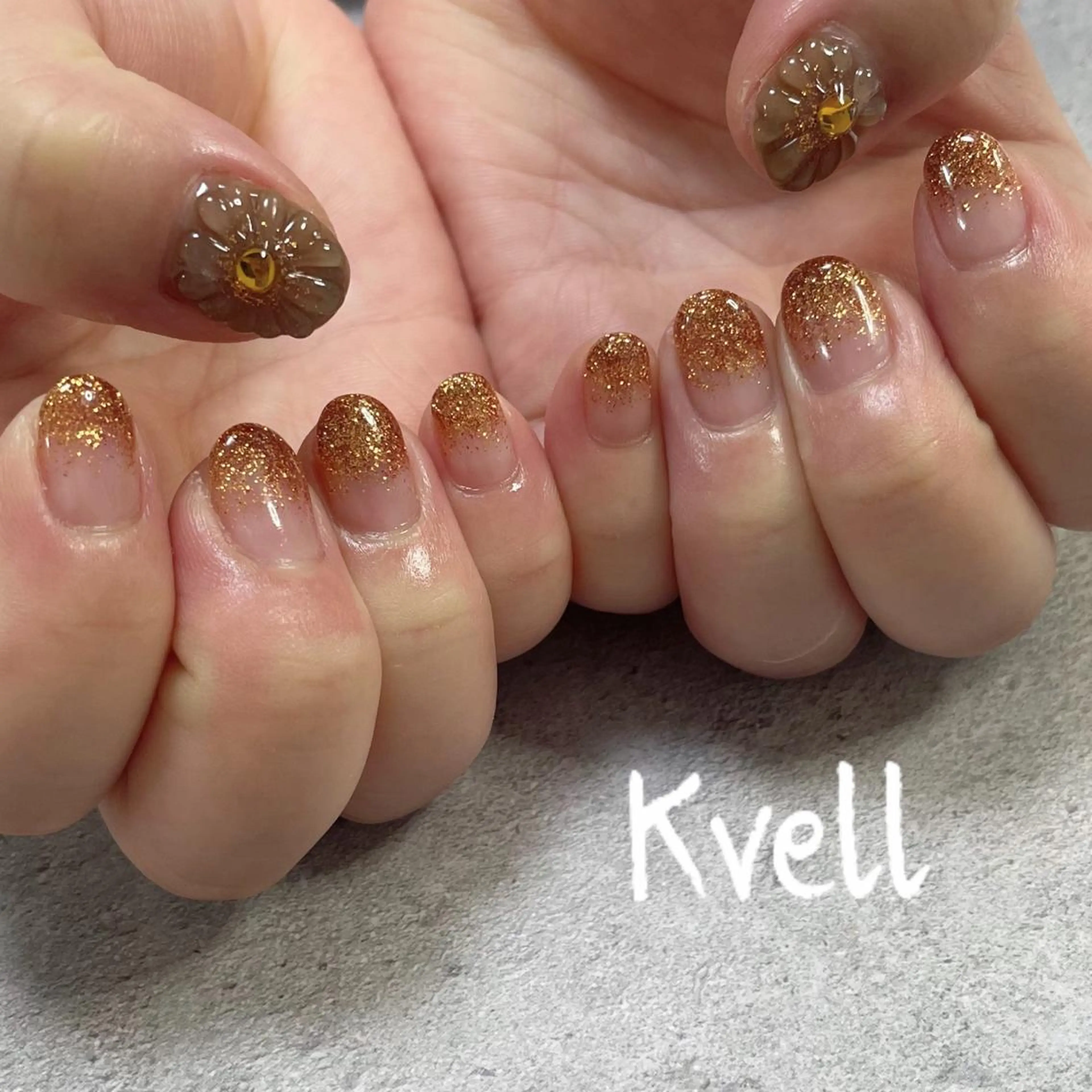 ネイル ぷっくりネイル ハンドネイル nailsalon Kvellのネイルデザイン